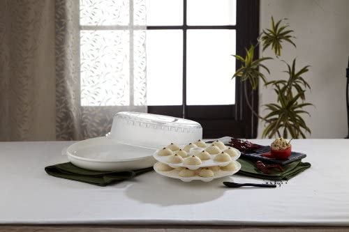 Signoraware Stainless Steel Idli Maker - 4 Plate Electric Steamer for Homemade Idli & Dosa - Perfect for Indian Breakfast, Healthy Snacks & Party Food Prep