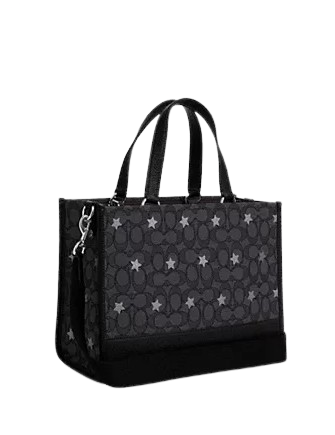 Coach Dempsey Signature Jacquard Carryall Bag with Star Embroidery - Perfect for Work, Travel & Everyday Use