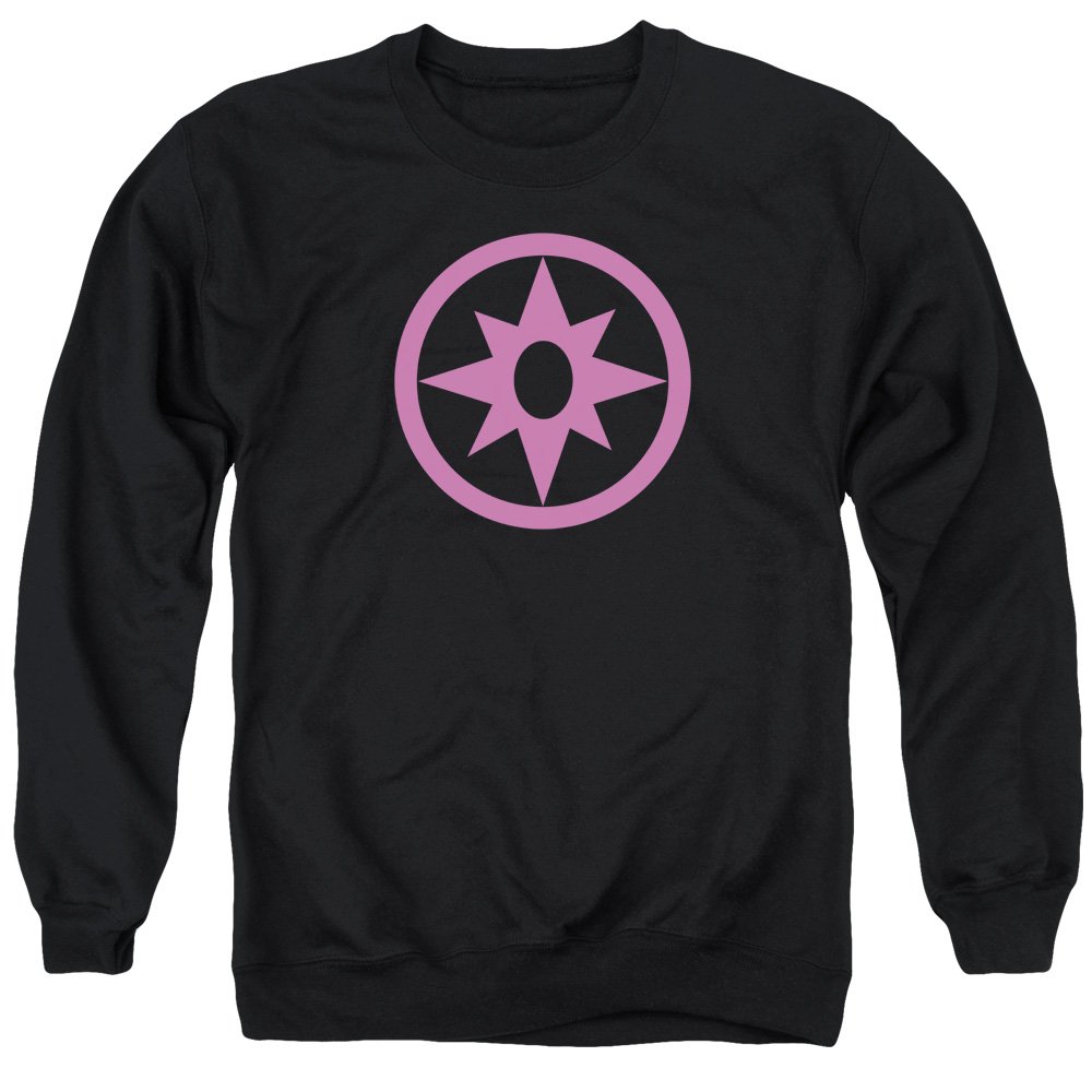 Green Lantern Pink Emblem Unisex Crewneck Sweatshirt for Men & Women | DC Comics Superhero Apparel | Casual Wear & Cosplay Costume