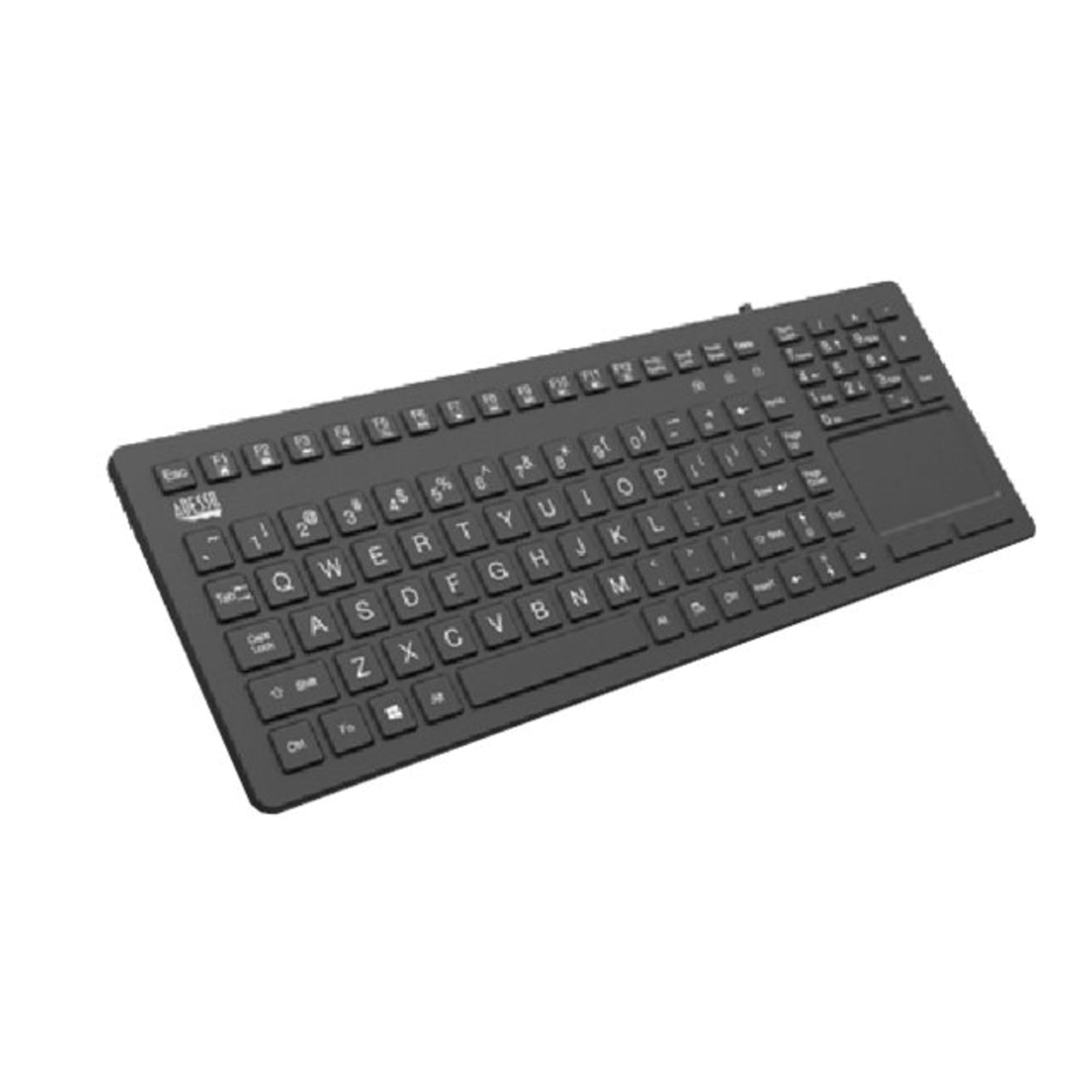 ADESSO Tru-Form Ergonomic USB Keyboard for Mac - Comfortable Wrist Support, Plug & Play - Perfect for Office Work, Coding & Long Typing Sessions