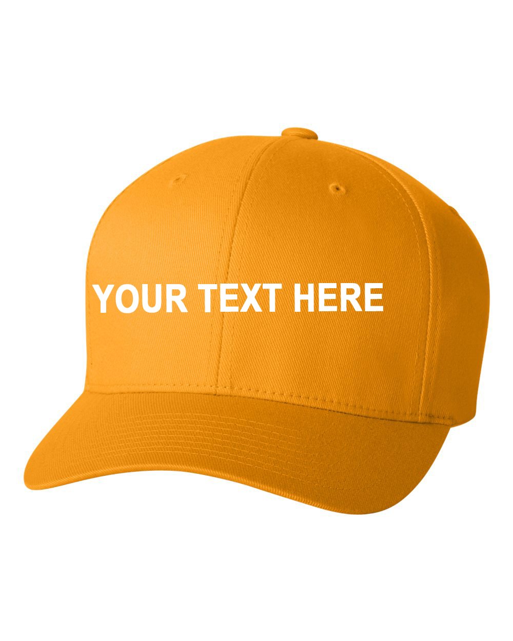 Custom Embroidered Flexfit 6277 Cotton Blend Baseball Cap - Personalized Name Fitted Hat for Men & Women | Perfect for Sports, Outdoor Activities & Casual Wear