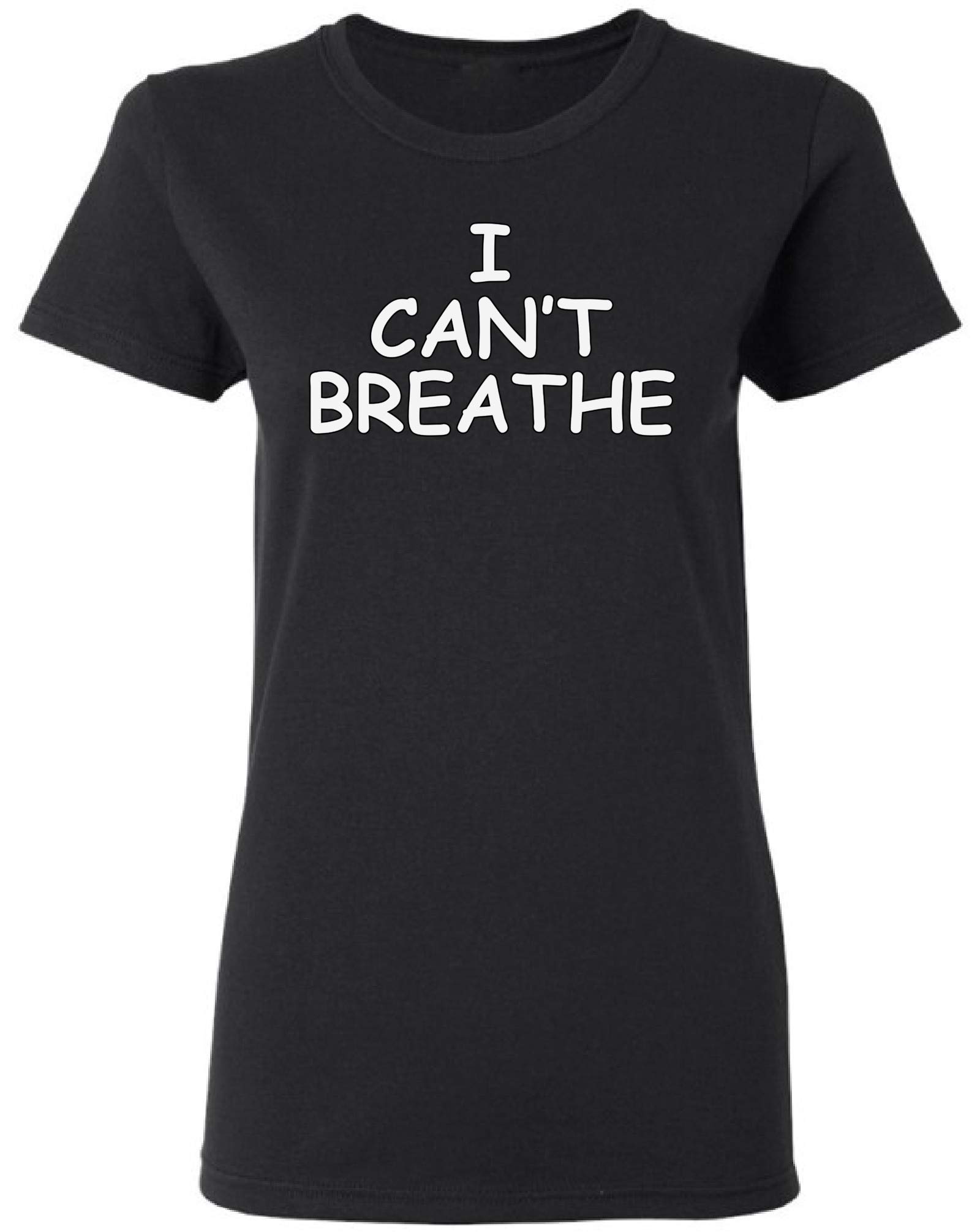 Black Lives Matter Protest T-Shirt for Women - 'I Can't Breathe' Social Justice Tee - Perfect for Rallies, Activism & Awareness Events