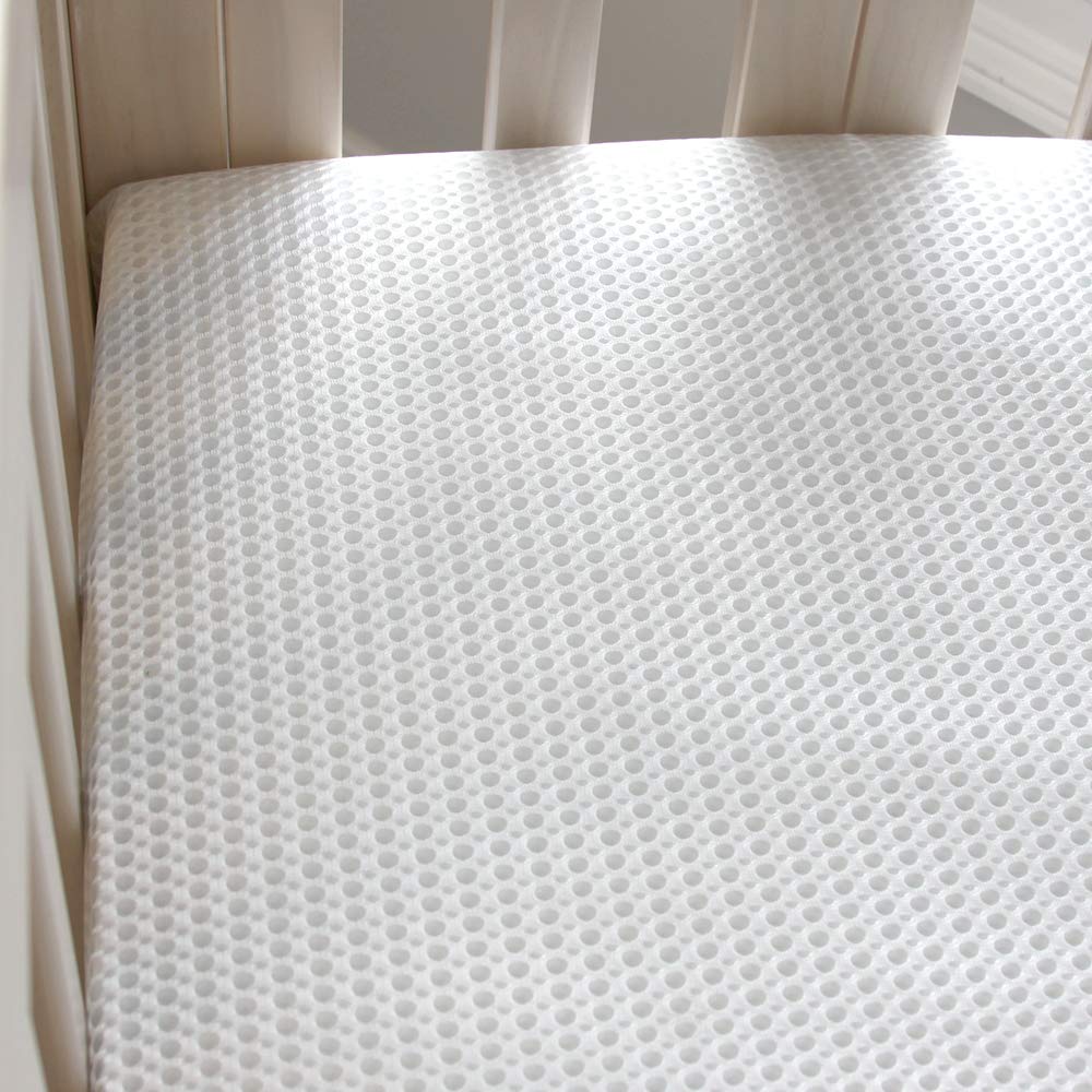Lullaby Earth Mini Baby Crib Mattress - Dual Firmness Infant Mattress with Washable Cover - Breathable Crib Mattress for Newborns & Toddlers - 38