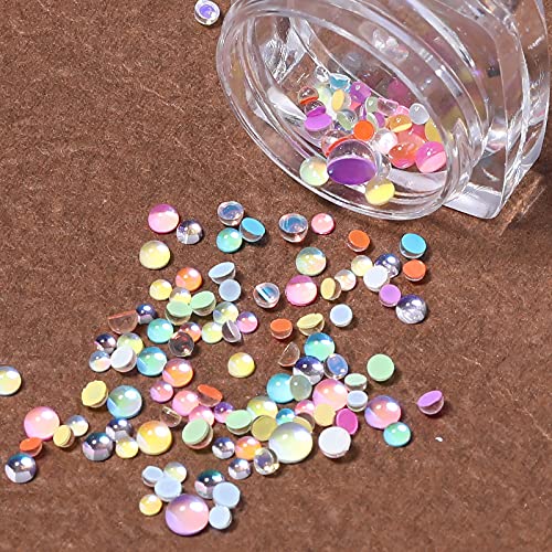 3D Rhinestone Nail Stickers - Crystal Nail Art Decorations with Glitter & Strong Adhesive Glue | Perfect for DIY Manicures, Nail Salons, and Special Occasions