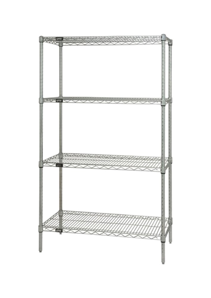 Quantum Storage Systems 4-Shelf Wire Shelving Unit - 14