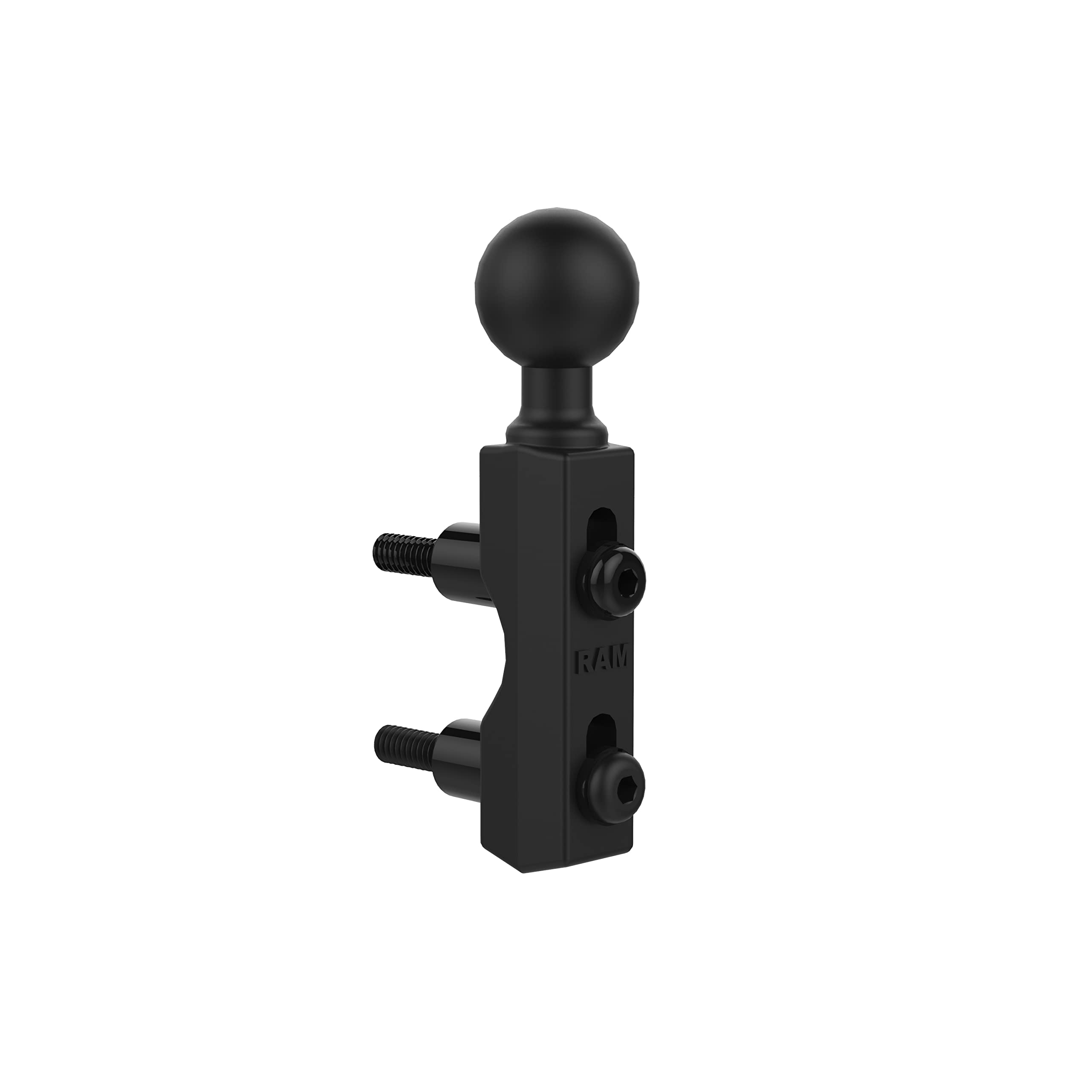 RAM Mounts RAM-B-309-1U 摩托车刹车/离合器储液罐球座底座，1英寸B型球头，适用于摩托车导航设备安装
