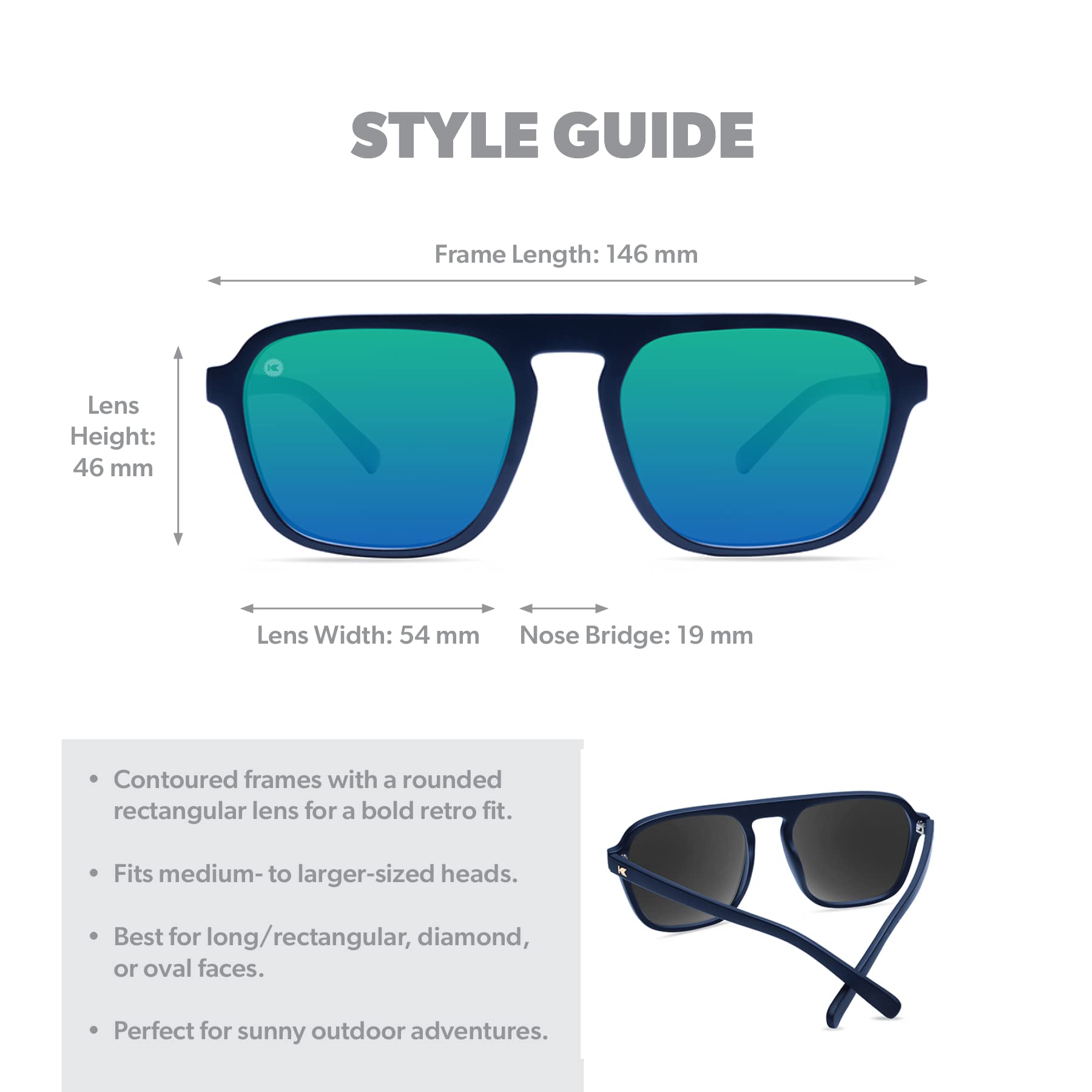 Knockaround Pacific Palisades Polarized Sunglasses for Men & Women - UV400 Protection, Classic Aviator Style - Perfect for Beach, Driving & Outdoor Activities