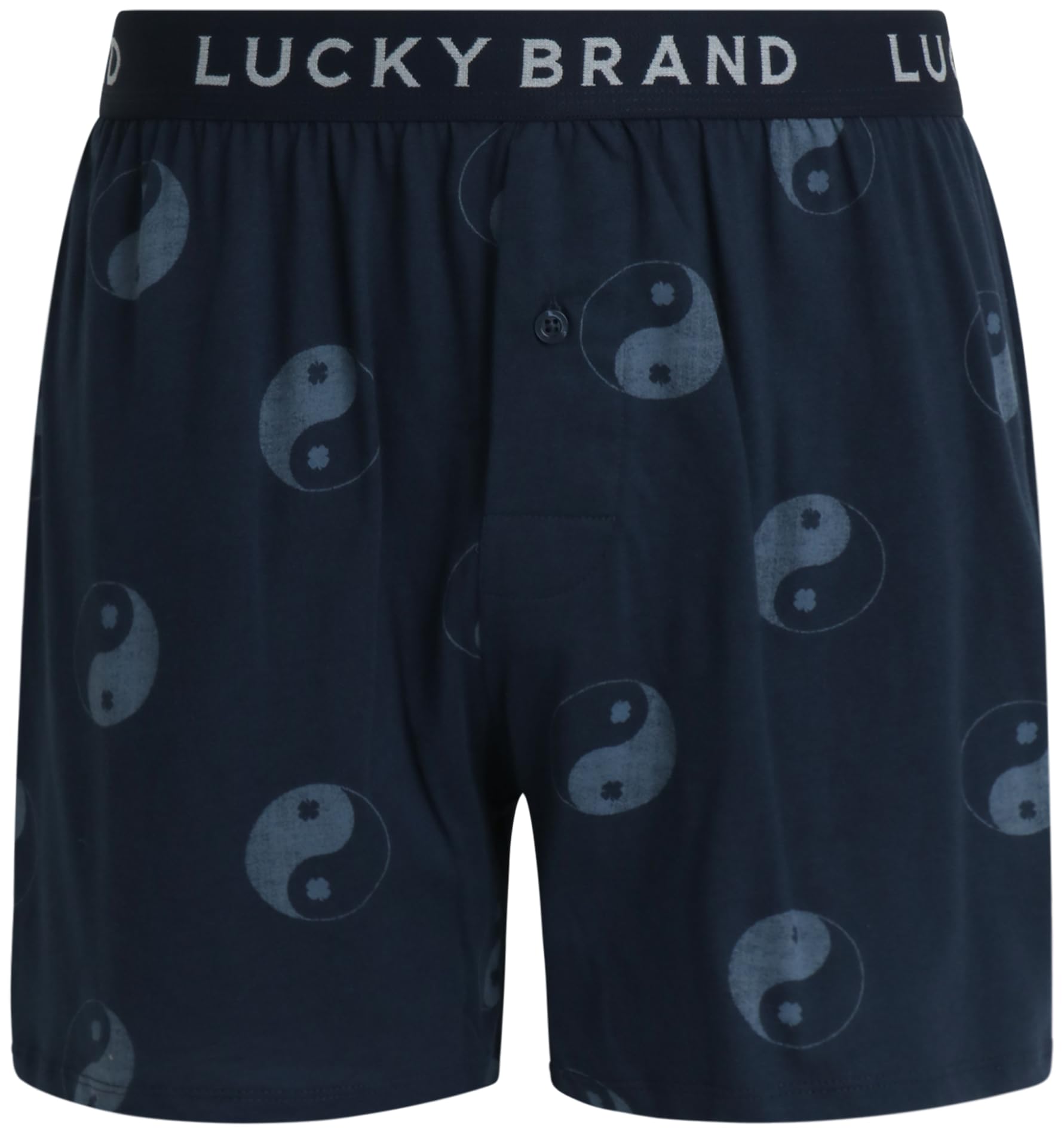 Lucky Brand Men's Boxer Shorts 3-Pack - Soft Knit Cotton Underwear with Functional Fly - Breathable & Comfortable Boxer Briefs for Men (S-XXL) - Perfect for Everyday Wear, Workout & Lounge