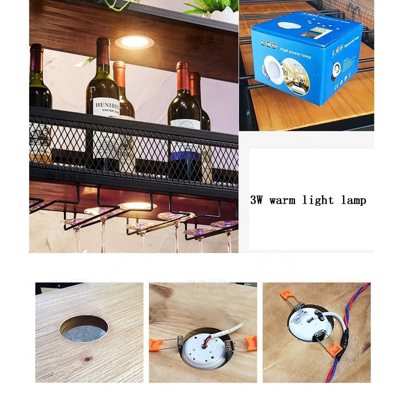 **Premium Hanging Wine Rack Cabinet - Solid Wood Ceiling Mounted Wine Glass Storage for Bars, Restaurants & Home Kitchens - Holds 80-100kg - Perfect for Loft, Farmhouse & Modern Decor**