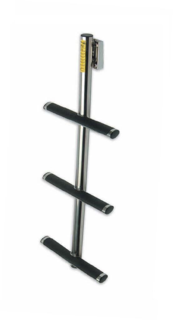 Garelick Stainless Steel 3-Step Boat Ladder for Swimming & Diving - Heavy Duty Marine Grade 316 Stainless Steel Water Sport Ladder for Boats, Yachts, and Pools