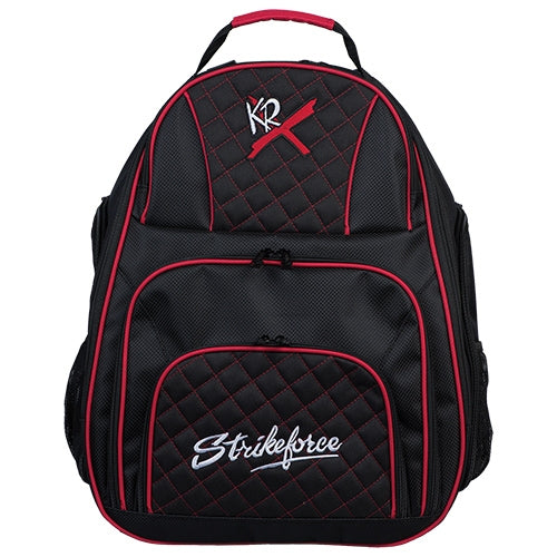 KR Strikeforce Deuce 2 Bowling Ball Backpack - Durable Bowling Bag for 2 Bowling Balls with Comfortable Shoulder Straps - Perfect for League Play, Tournaments & Practice Sessions