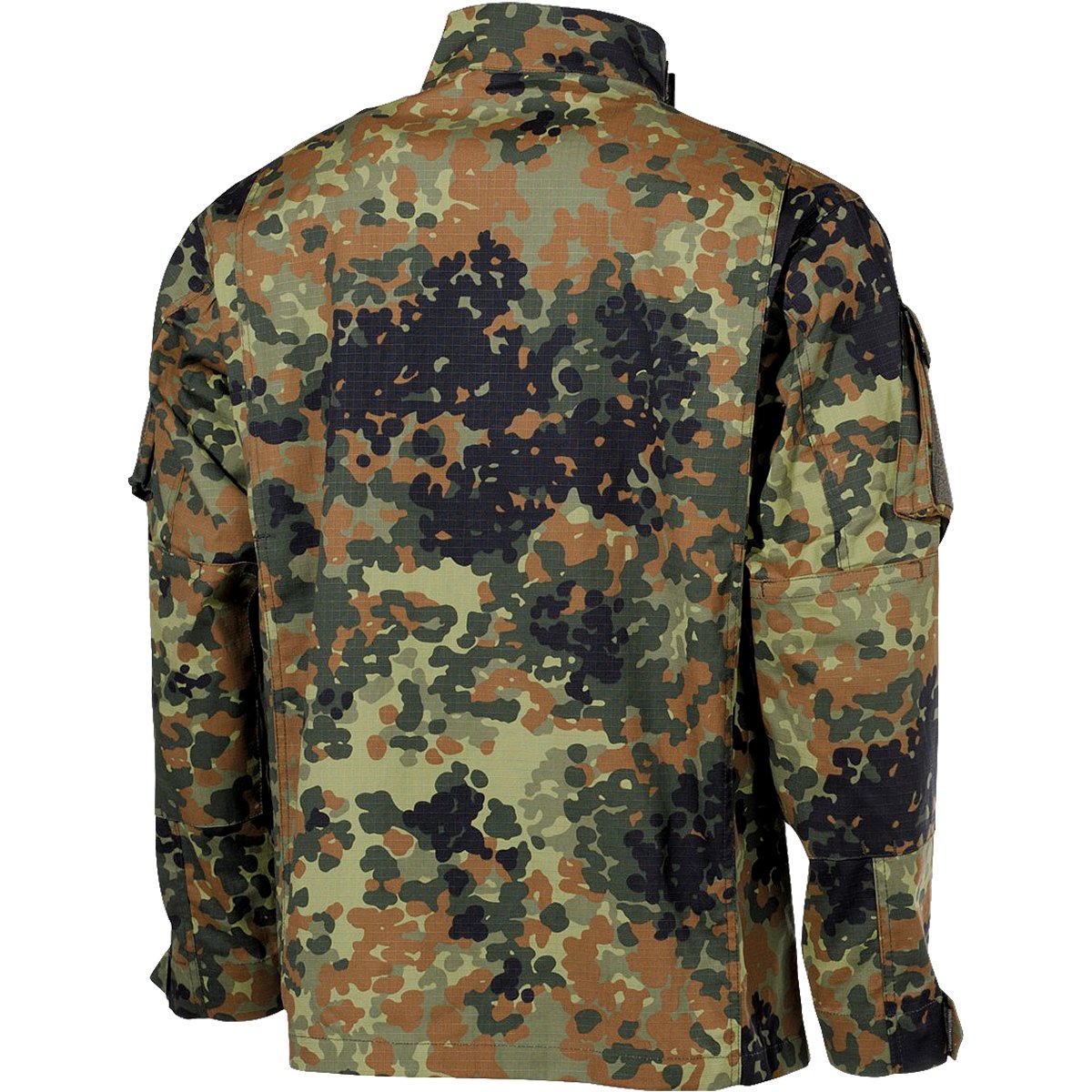 Men's ACU Field Jacket - Ripstop Flecktarn Camo Military Jacket - Size 3XL - Durable Outdoor Tactical Wear for Hunting, Hiking & Camping