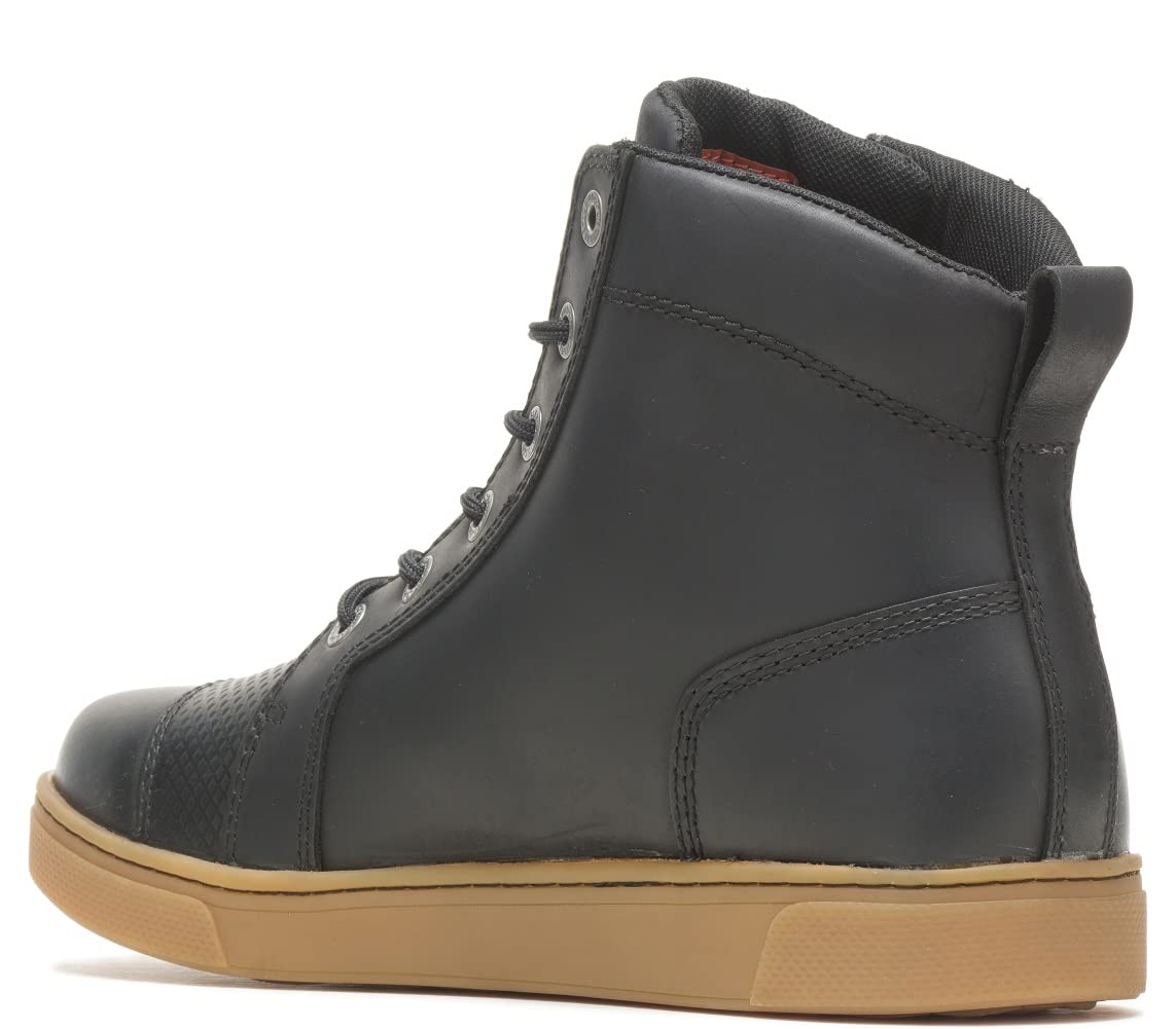 Harley-Davidson Men's Breman Black & Brown Motorcycle Sneaker Boots - D96260/61 - Stylish & Comfortable Riding Shoes for Cruisers & Daily Wear