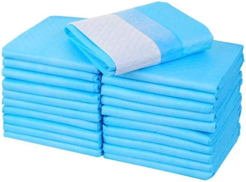 Super Absorbent Dog Training Pads - 50 Pcs Disposable Puppy Pee Pads (45x60cm) for Housebreaking, Crate Training & Pet Care - Ideal for Dogs, Cats & Small Pets