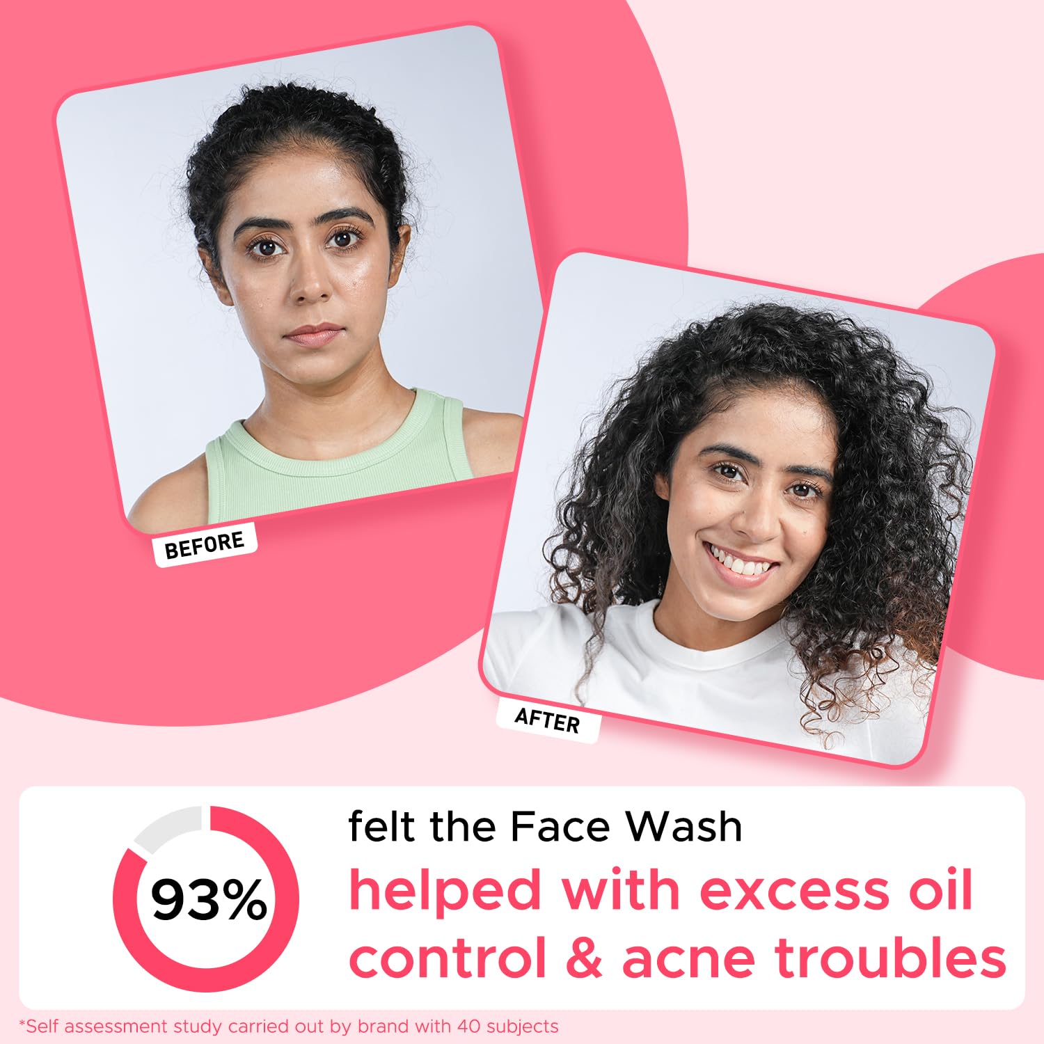 PureSense Guava Groove Face Wash with 2% Salicylic Acid | Pomegranate & Kiwi Extract | Acne Treatment & Oil Control | For Men & Women - 100ml | Daily Cleanser for Oily & Combination Skin | Perfect for Morning & Night Skincare Routine