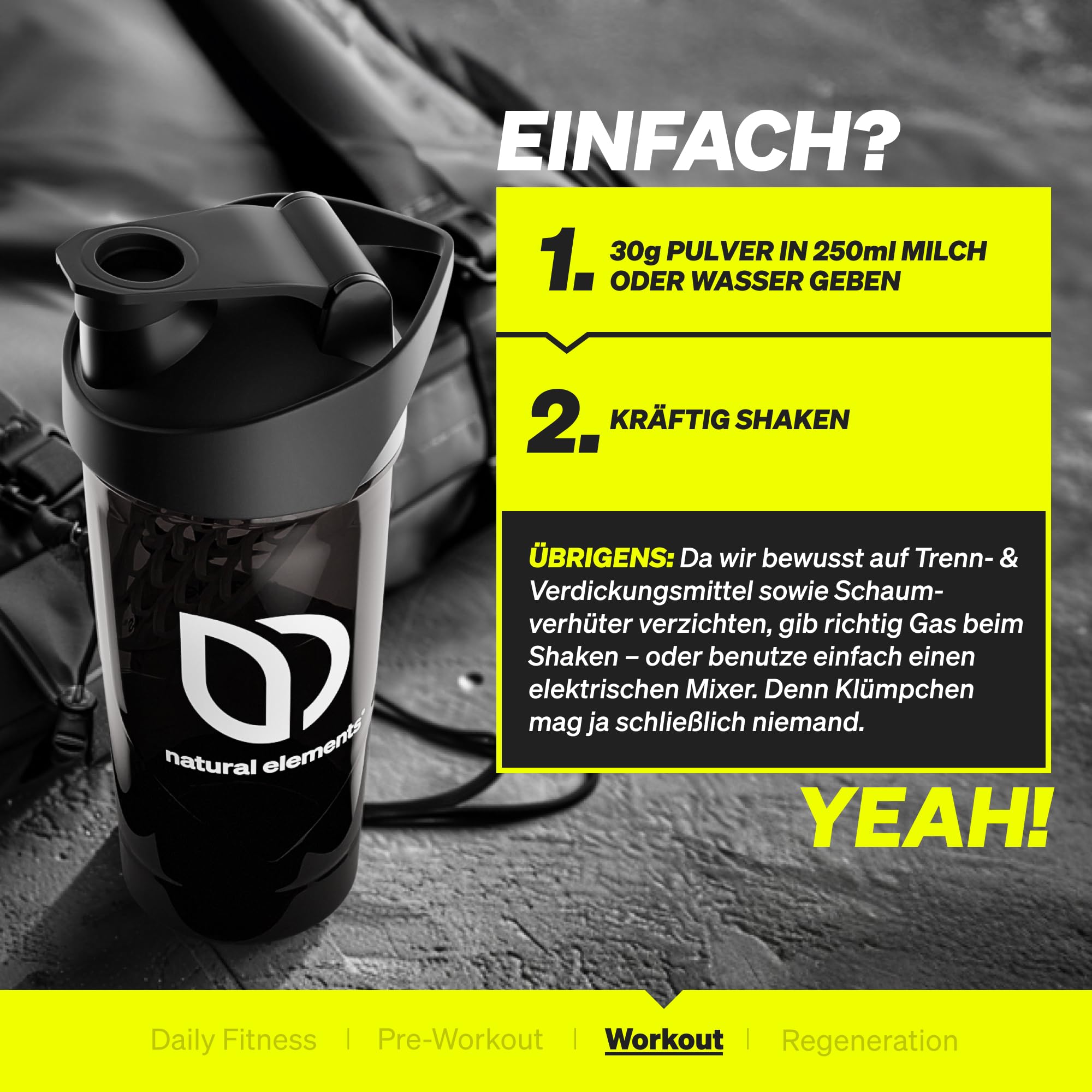 Vanilla Whey Protein Powder - 1kg, 24g Protein Per Serving - Naturally Sweetened, High-Quality & Lab-Tested - Made in Germany - Ideal for Post-Workout Recovery & Muscle Building