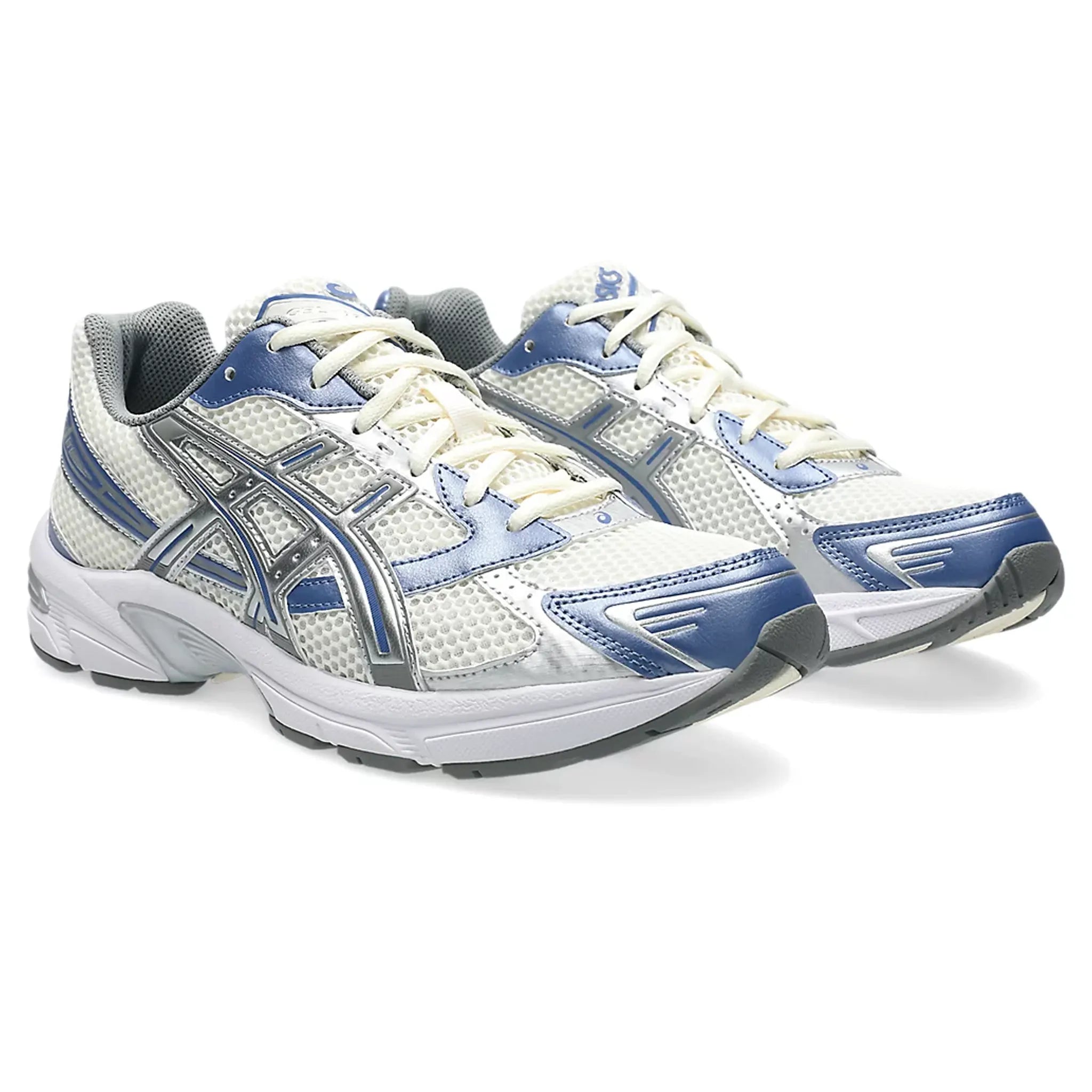 ASICS Gel 1130 Running Shoes for Men - Cream Blueberry Retro Sneakers | Lightweight Cushioned Comfort for Jogging, Gym & Casual Wear
