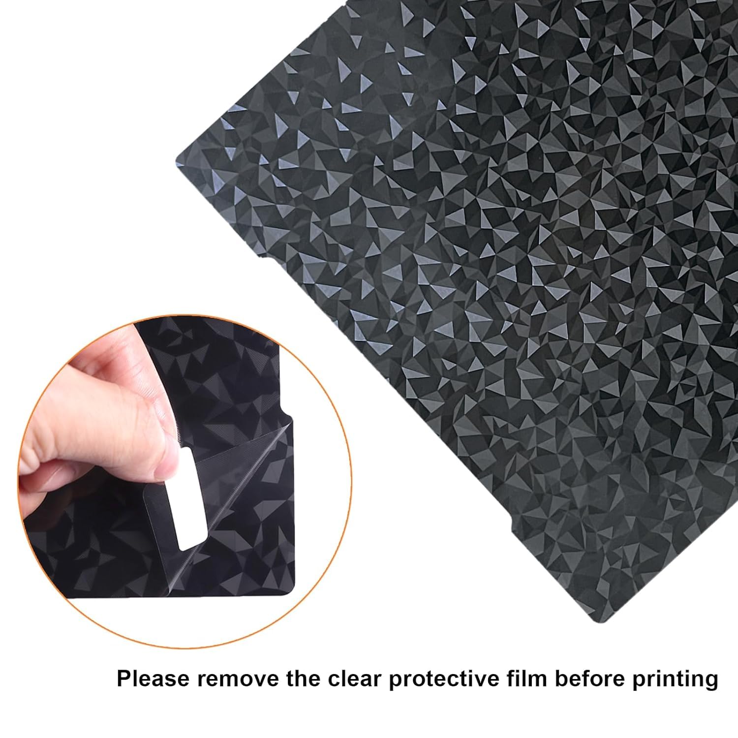 PEO PEI Build Plate for Prusa MK3 MK4 - Double Sided Spring Steel Sheet 241x253.8mm - Perfect for 3D Printing Smooth Layers