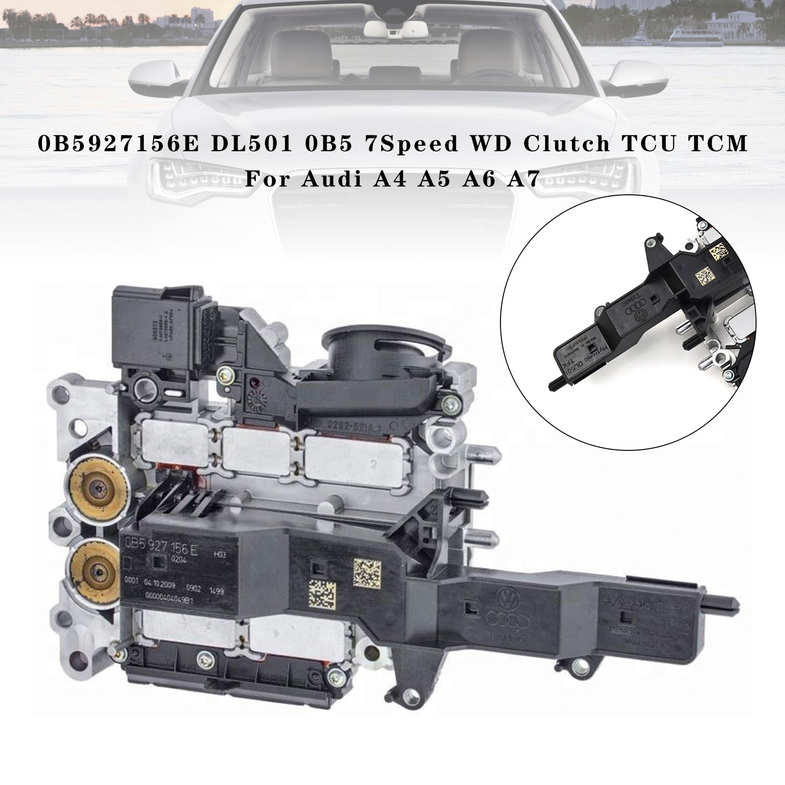 0B5927156E DL501 0B5 7-Speed Wet Dual Clutch TCU TCM Transmission Control Module for Audi A4 A5 A6 A7 - Compatible with Automatic Gearbox & Performance Tuning