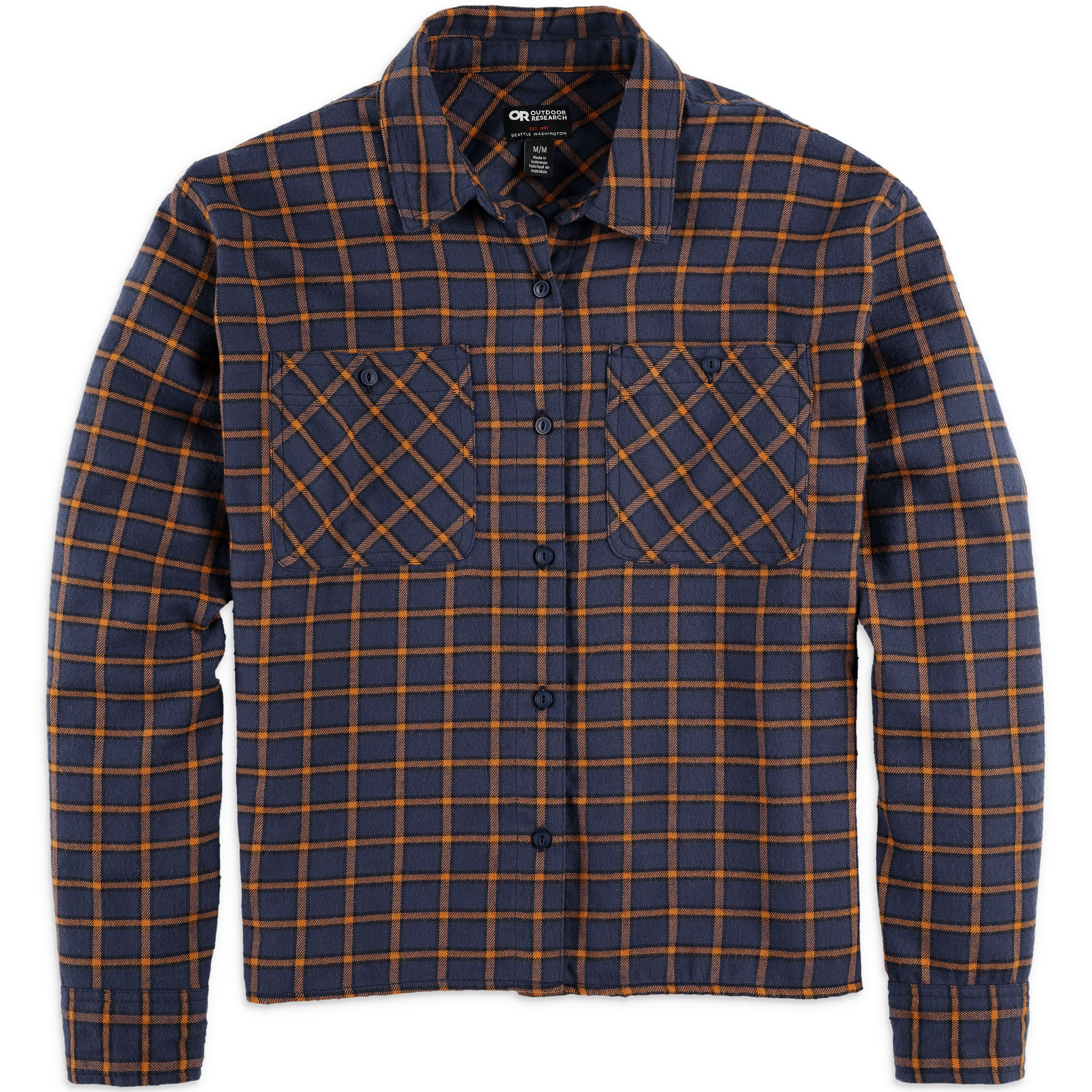Women's Lightweight Flannel Shirt - Soft & Comfortable Plaid Button-Up Top for Casual Wear & Outdoor Activities | Final Sale