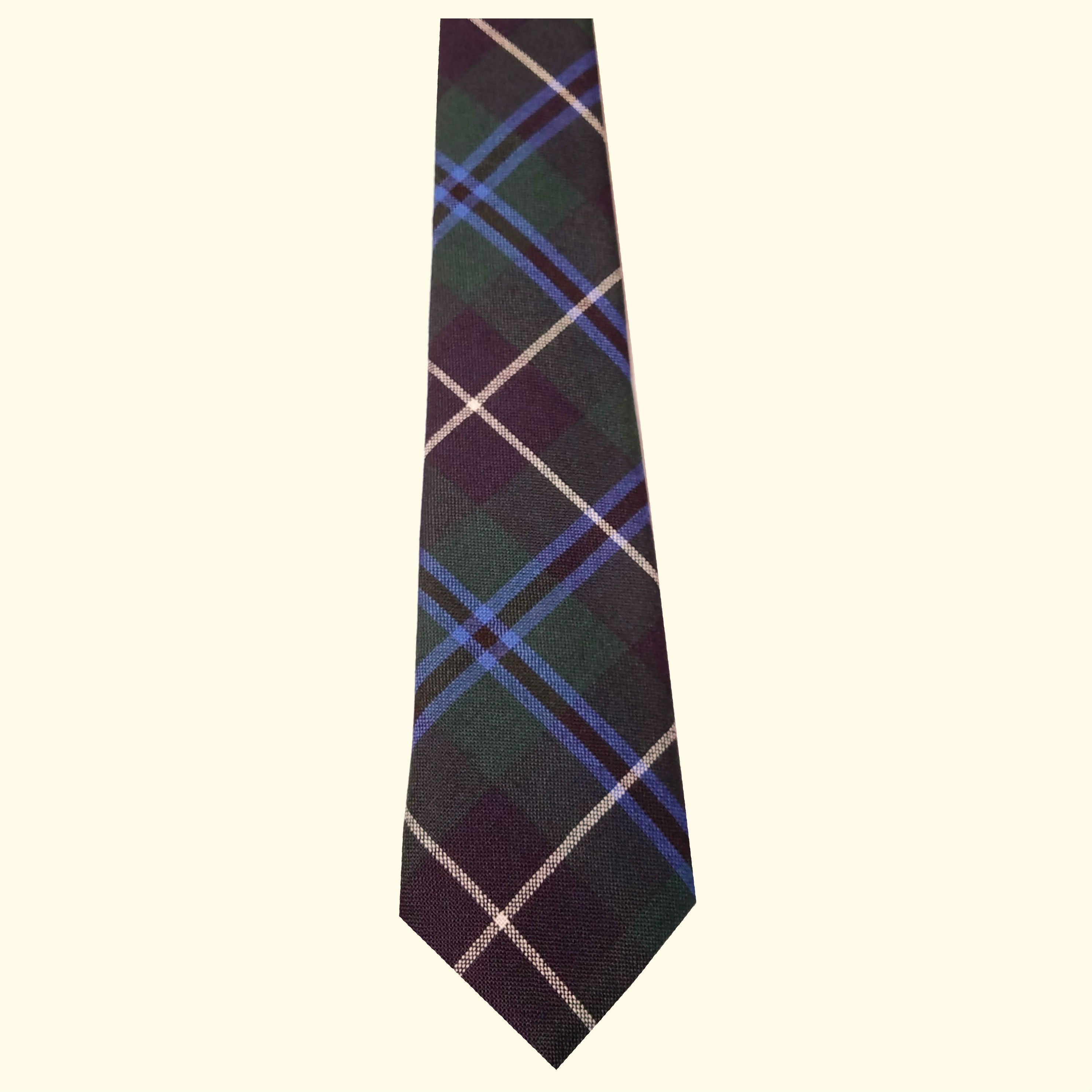 Premium Wool Tartan Neckties for Men - 99 Modern Color Patterns | Perfect for Weddings, Business & Formal Events