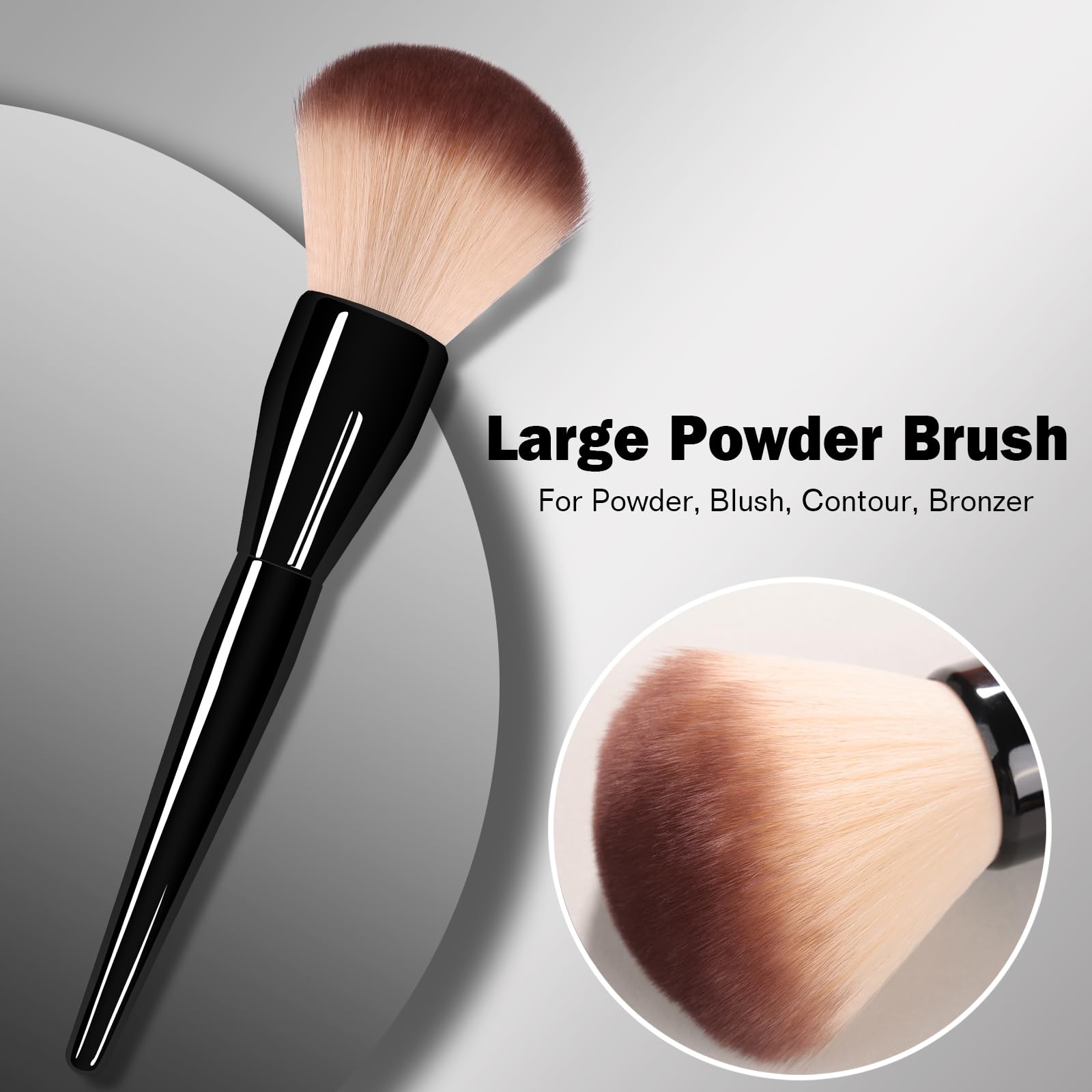 Large Flawless Makeup Brush Set - Foundation & Powder Brush for Blending
