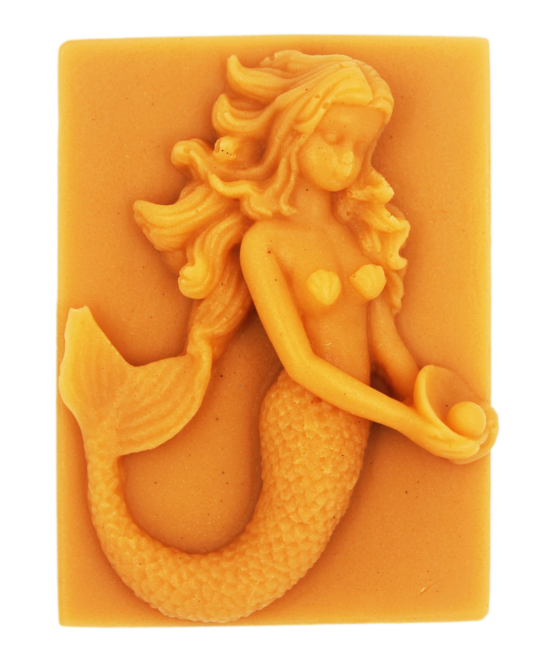 Premium Mermaid Silicone Soap Mold S282 - DIY Handmade Soap Making Kit for Bath Bombs, Candles & Resin Crafts - Perfect for Birthday Gifts, Spa Parties & Home Decor