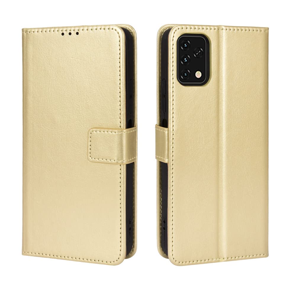 UMIDIGI Power 5S Wallet Case - Shockproof TPU Cover with Card Holder & Kickstand | Magnetic Flip Folio PU Leather Protective Case for Daily Use, Travel & Business Meetings