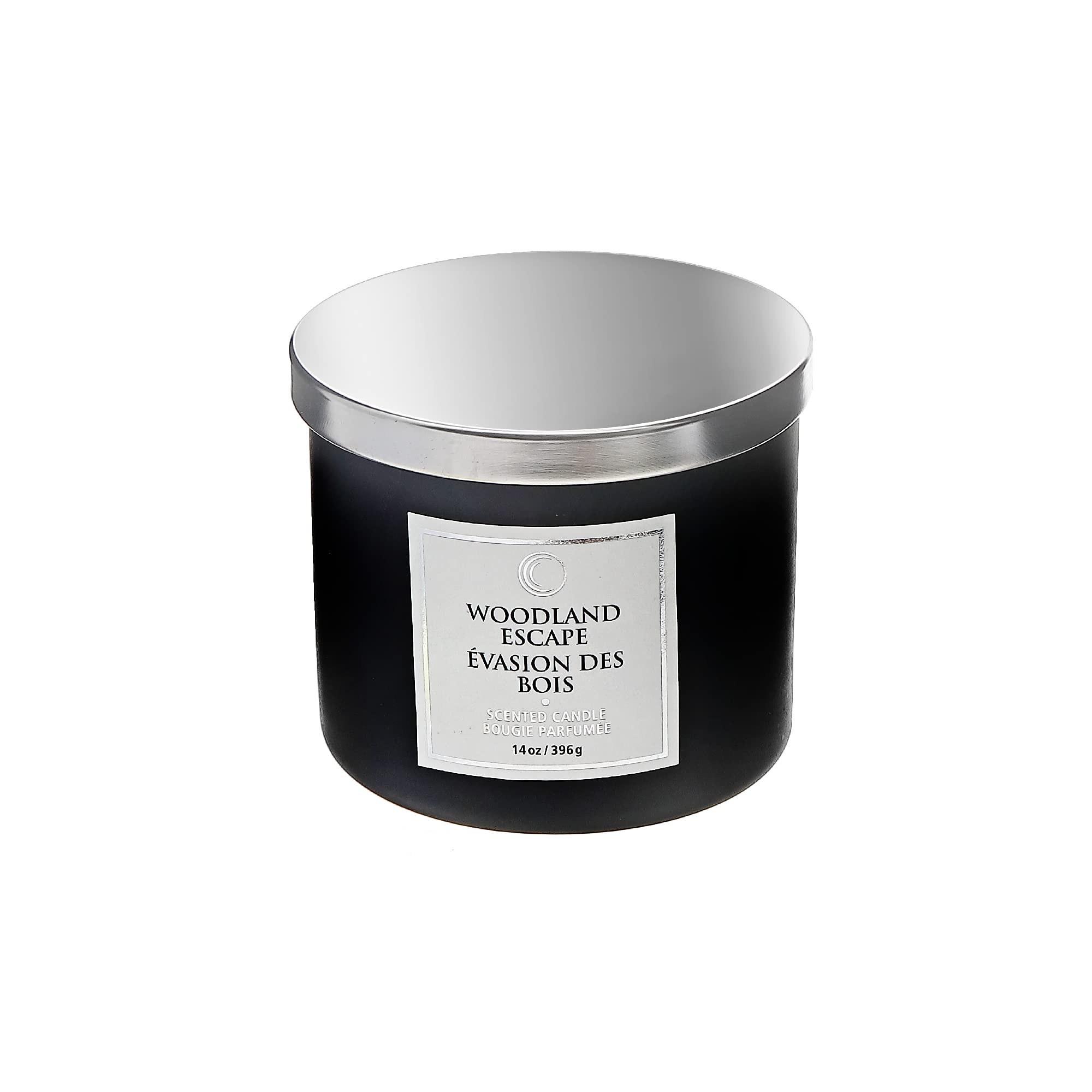 ih casa décor 14 Oz 3 Wick Woodland Escape Scented Candles Set of 2 with Luxe Lid - Home Decor, Aromatherapy, Gift for Holidays & Relaxation