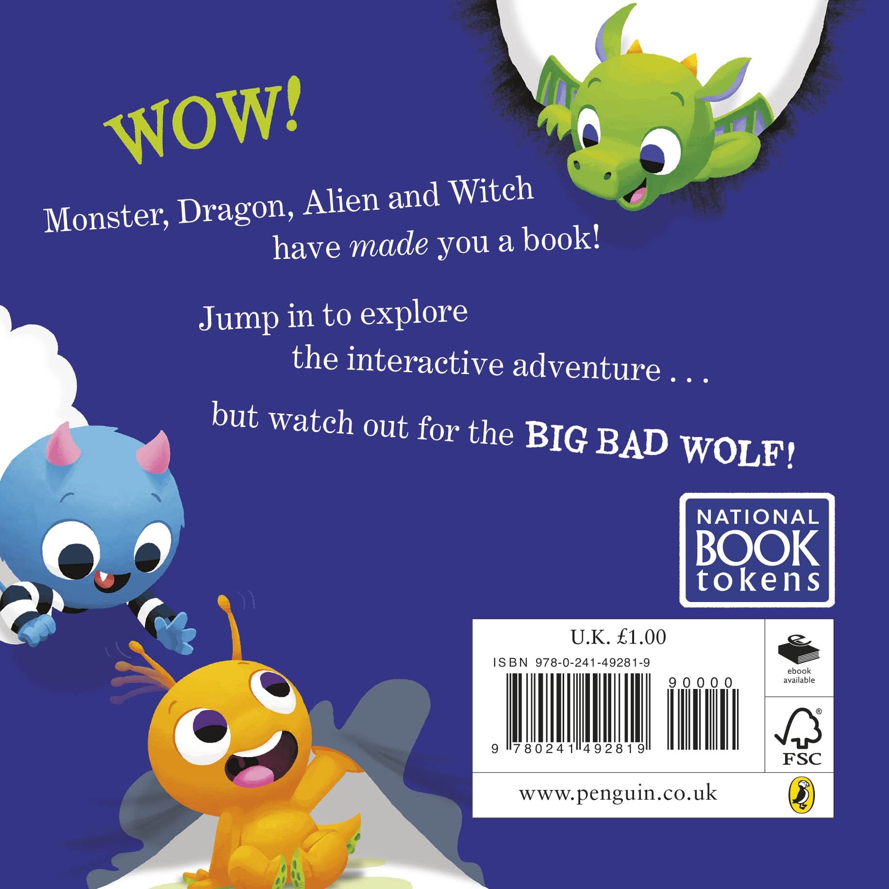 There's a Wolf in Your Book: Fun Interactive Children's Storybook for World Book Day 2021 – Perfect for Bedtime Reading & Classroom Activities