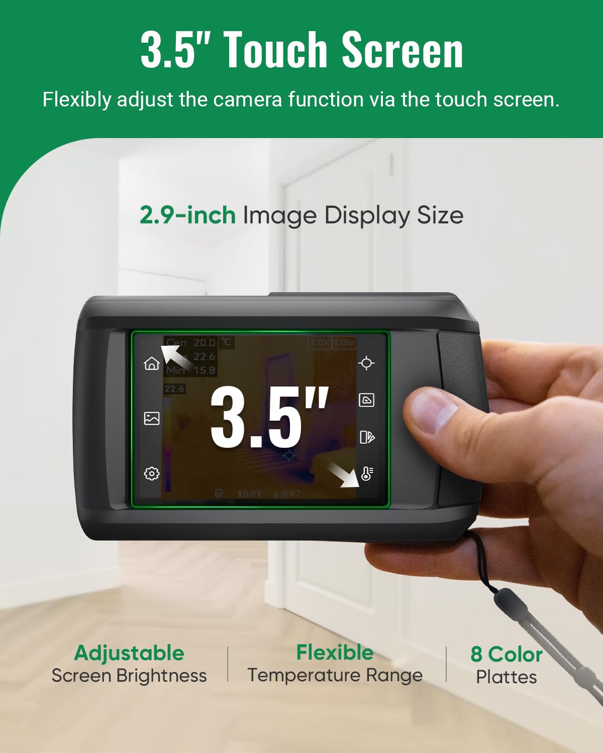 HP96 Thermal Imaging Camera - 240x240 Super Resolution IR Camera with 96x96 IR Sensor, 3.5