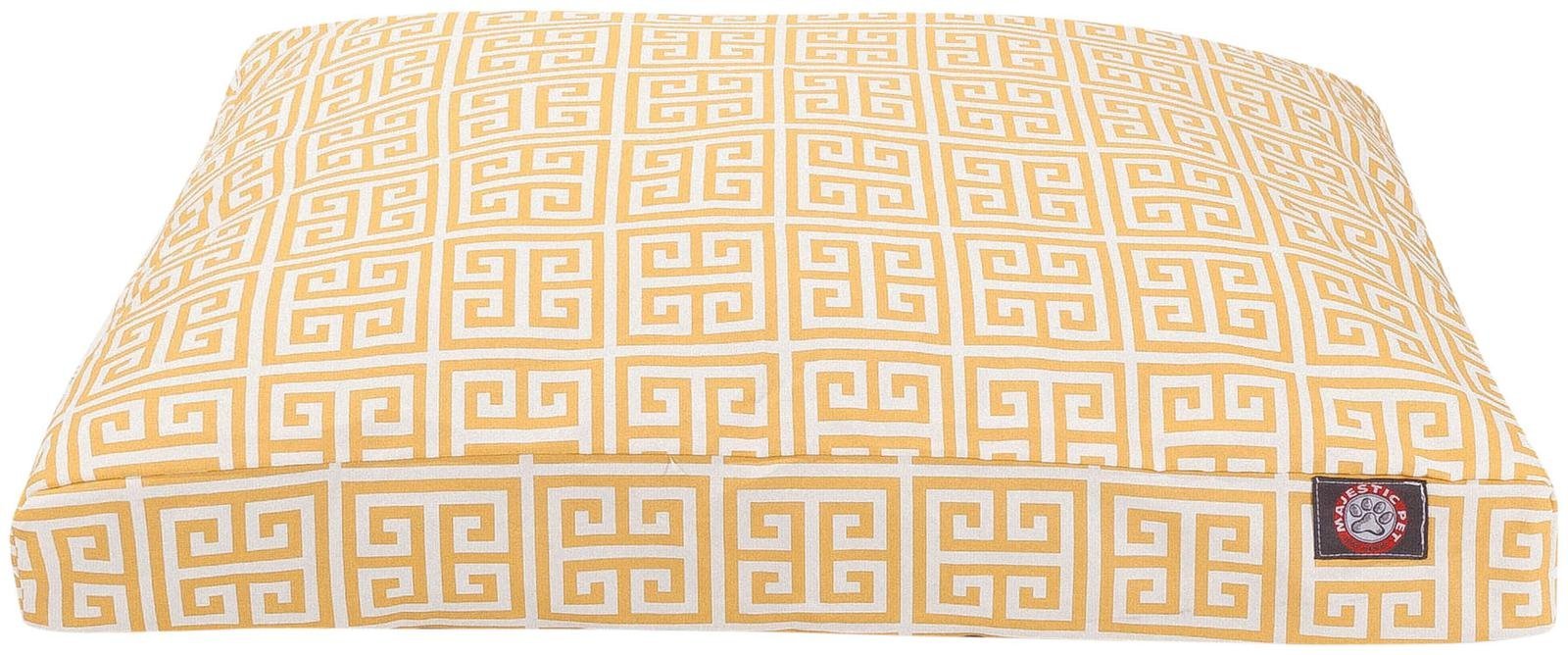 Majestic Pet Towers Rectangle Cat & Dog Bed - Large Size, Citrus Color - Cozy & Durable Pet Bed for Indoor Use, Perfect for Living Room or Bedroom