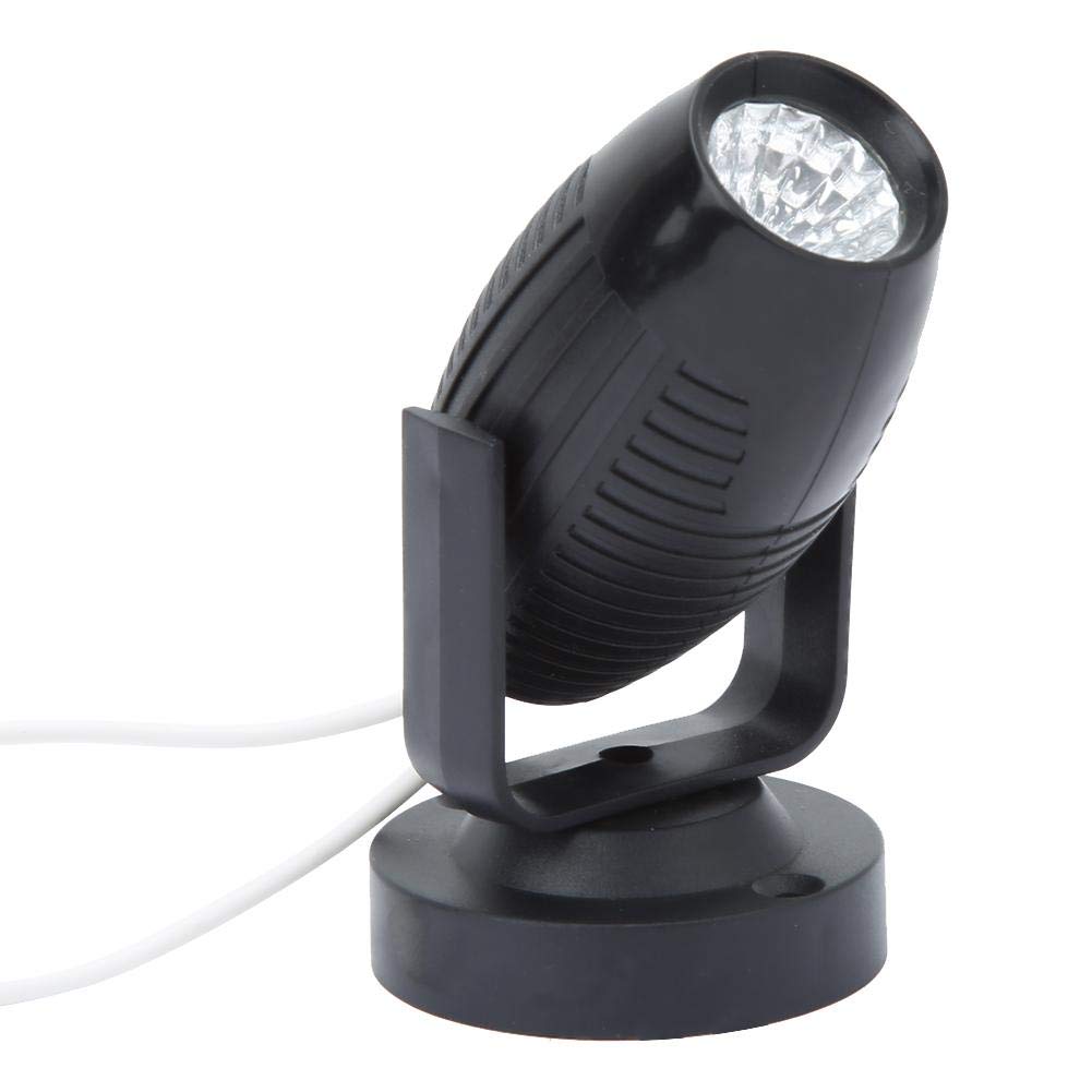 Ymiko RGB LED Spotlight Projector - 7 Color Changing Closet Light with 180° Rotating Head, Waterproof LED Flood Light for Party, Stage, Home Decor & Outdoor Lighting