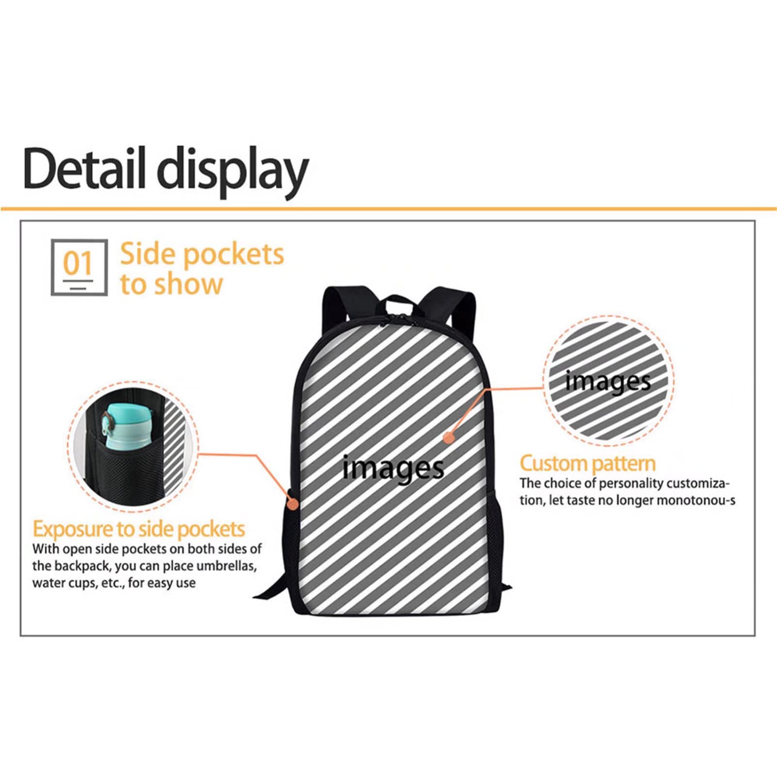 Cool 3D Ice Hockey Designer Backpack for Boys & Girls - Durable School Book Bag for Kids, Teens & Elementary Students | Perfect for School, Sports & Travel