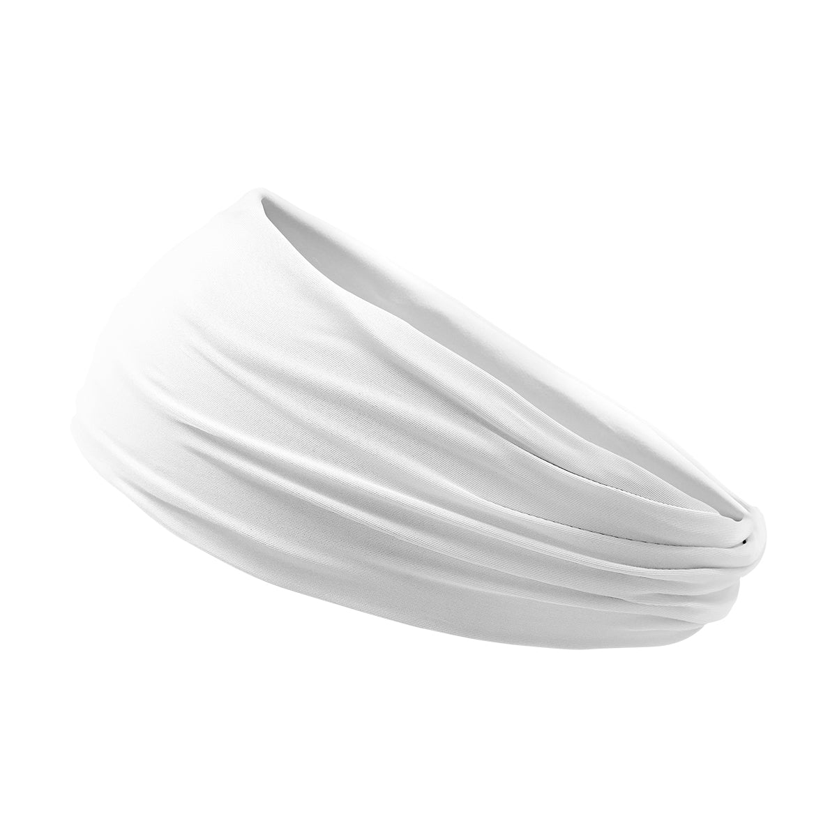 Tyr White Performance Headband for Swimming, Running & Workouts – Sweat-Wicking & Comfortable Sports Headband for Men & Women