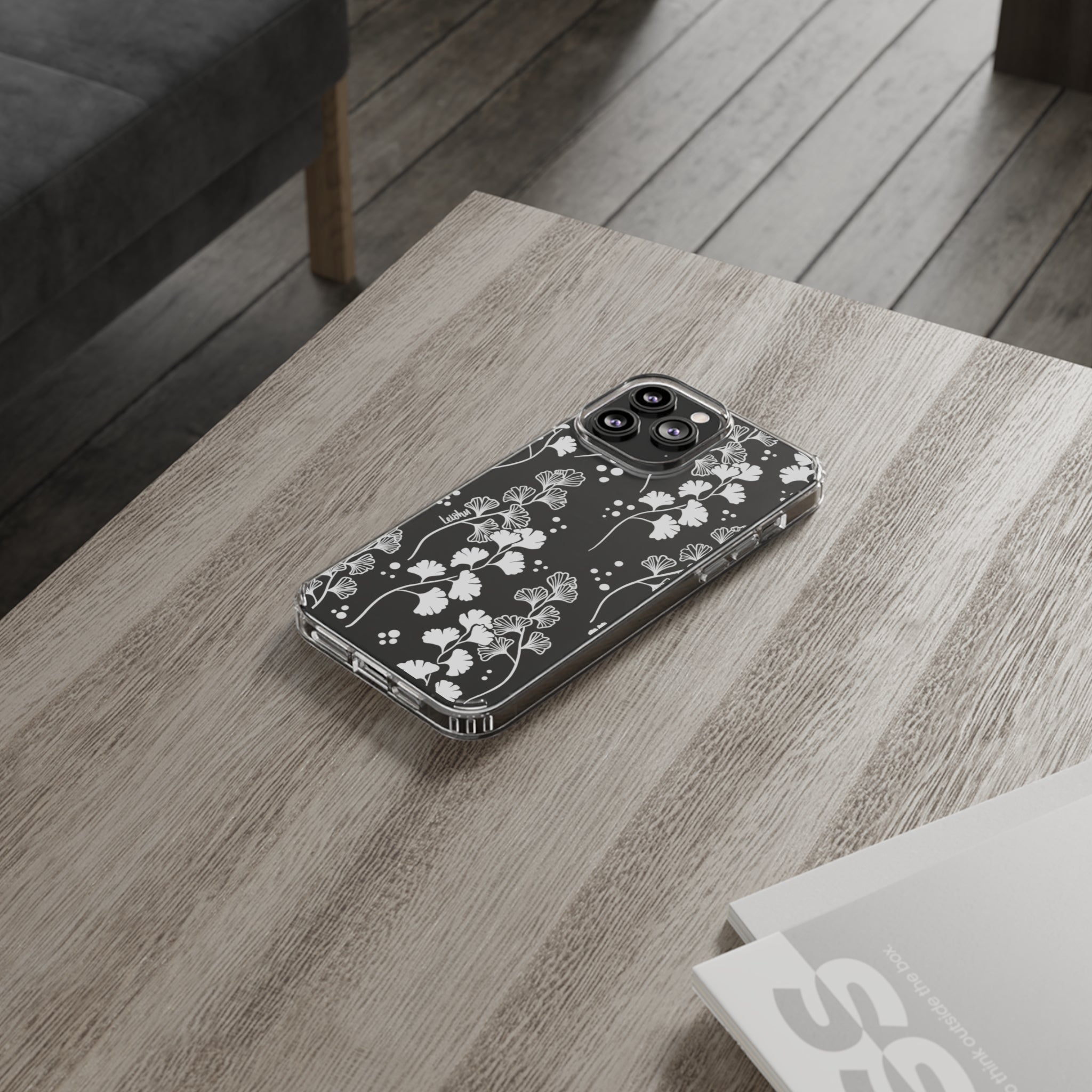 Groovy 'Iwa'iwa Clear Phone Case - Slim Protective Cover for iPhone & Samsung | Trendy Aesthetic Design for Everyday Use & Travel