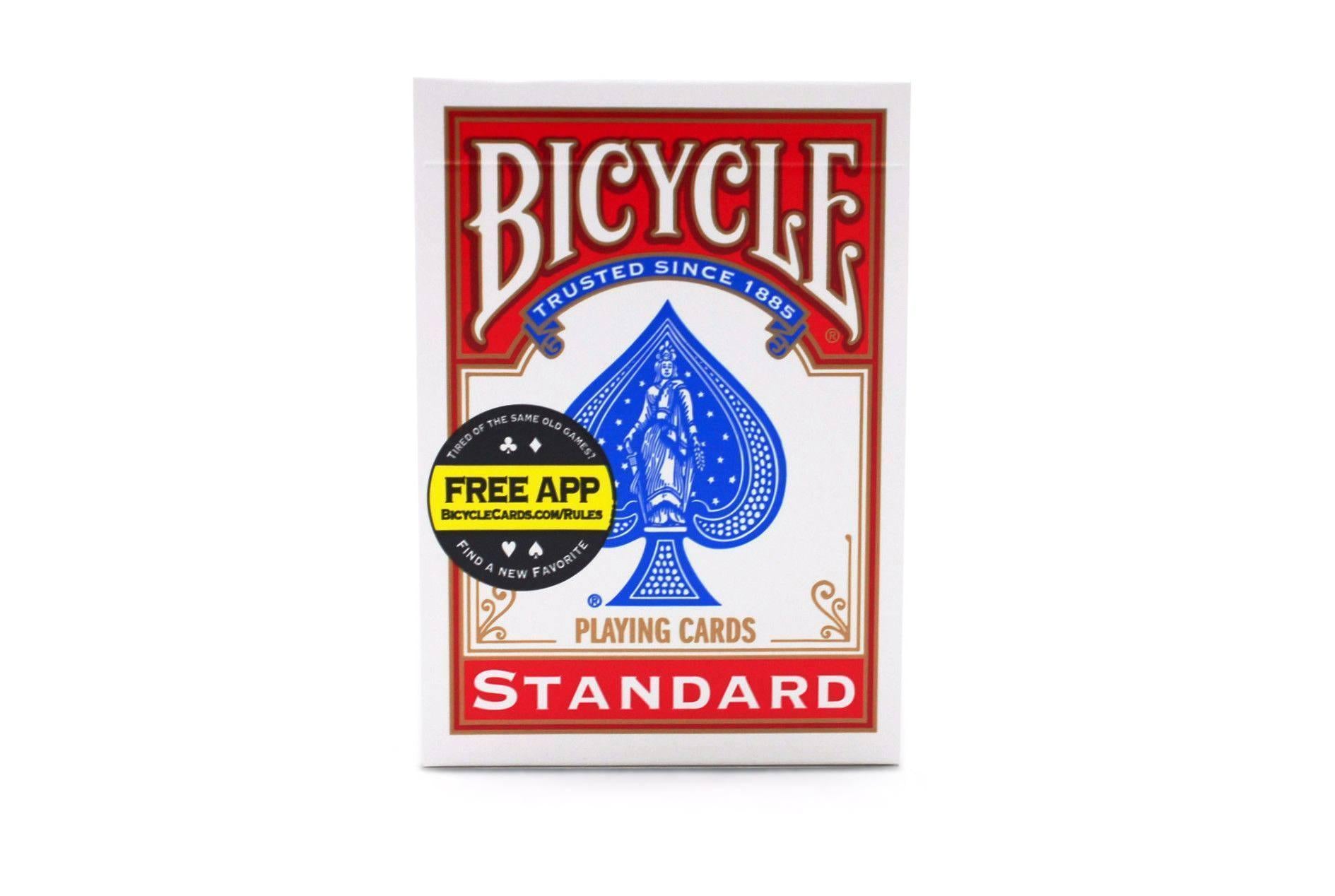 Bicycle® Standard Playing Cards - Premium Quality Poker Cards for Magic Tricks, Card Games, and Casino Night Entertainment
