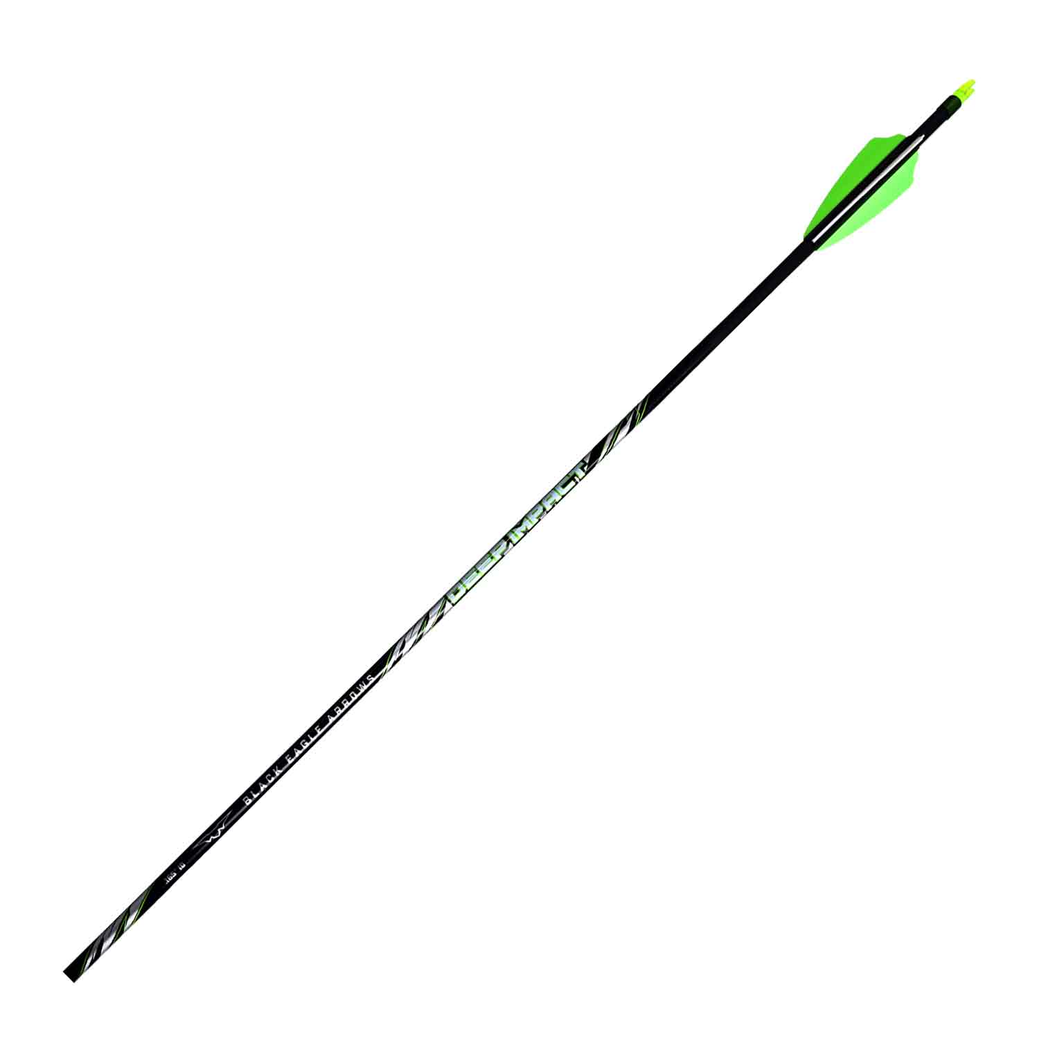 Black Eagle Deep Impact V2 Fletched Arrows (.001) - High Precision Carbon Arrows for Target Shooting & Hunting | Perfect for 3D Archery & Outdoor Sports