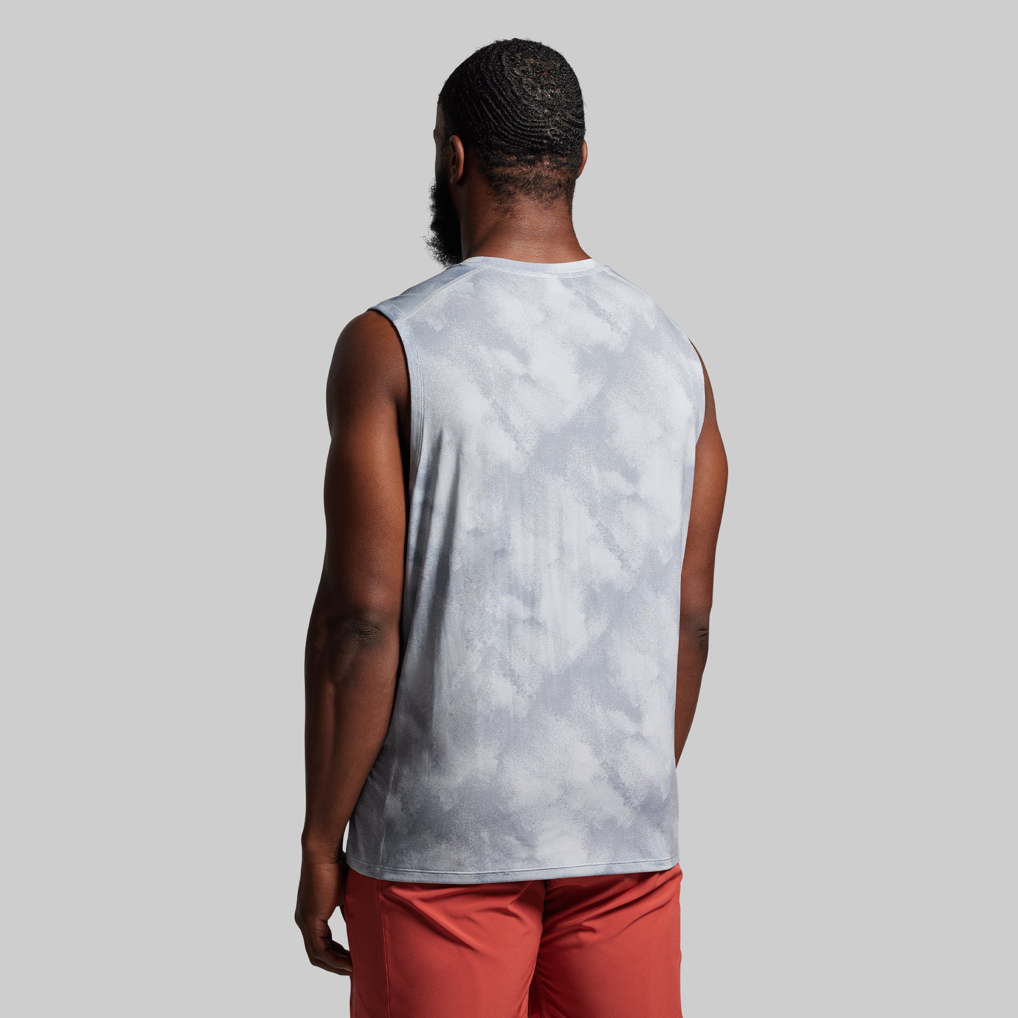 Men's Workout Muscle Tank Top - Breathable & Quick-Dry Gym Shirt for Weightlifting & Running (Glacier Grey) | Perfect for CrossFit, HIIT & Summer Training
