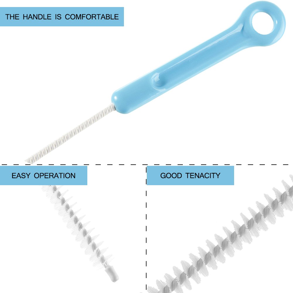 SENHAI 28 Inch (71cm) Sewer Drain Cleaning Brush with Drain Relief Auger - Flexible Bendable Sink Overflow Drain Brush for Bathroom, Kitchen, Shower & Tub Clog Removal - Heavy Duty Pipe Cleaner for Hair, Soap Scum & Debris