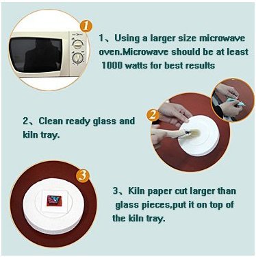 Professional Large Microwave Kiln Kit - 14pcs DIY Jewelry & Glass Fusing Kit for Beginners & Artists | Perfect for Glass Melting, Ceramic Firing & Creative Crafts at Home or Studio