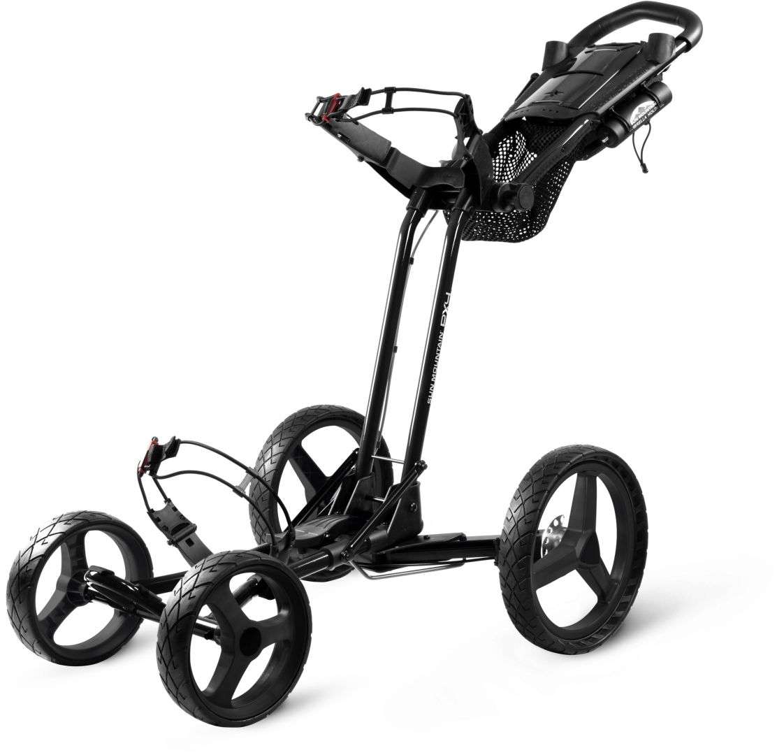 Sun Mountain PX4 Trundler Golf Cart - Lightweight & Durable Push Cart for Golfers - Perfect for Golf Courses, Tournaments & Practice Rounds