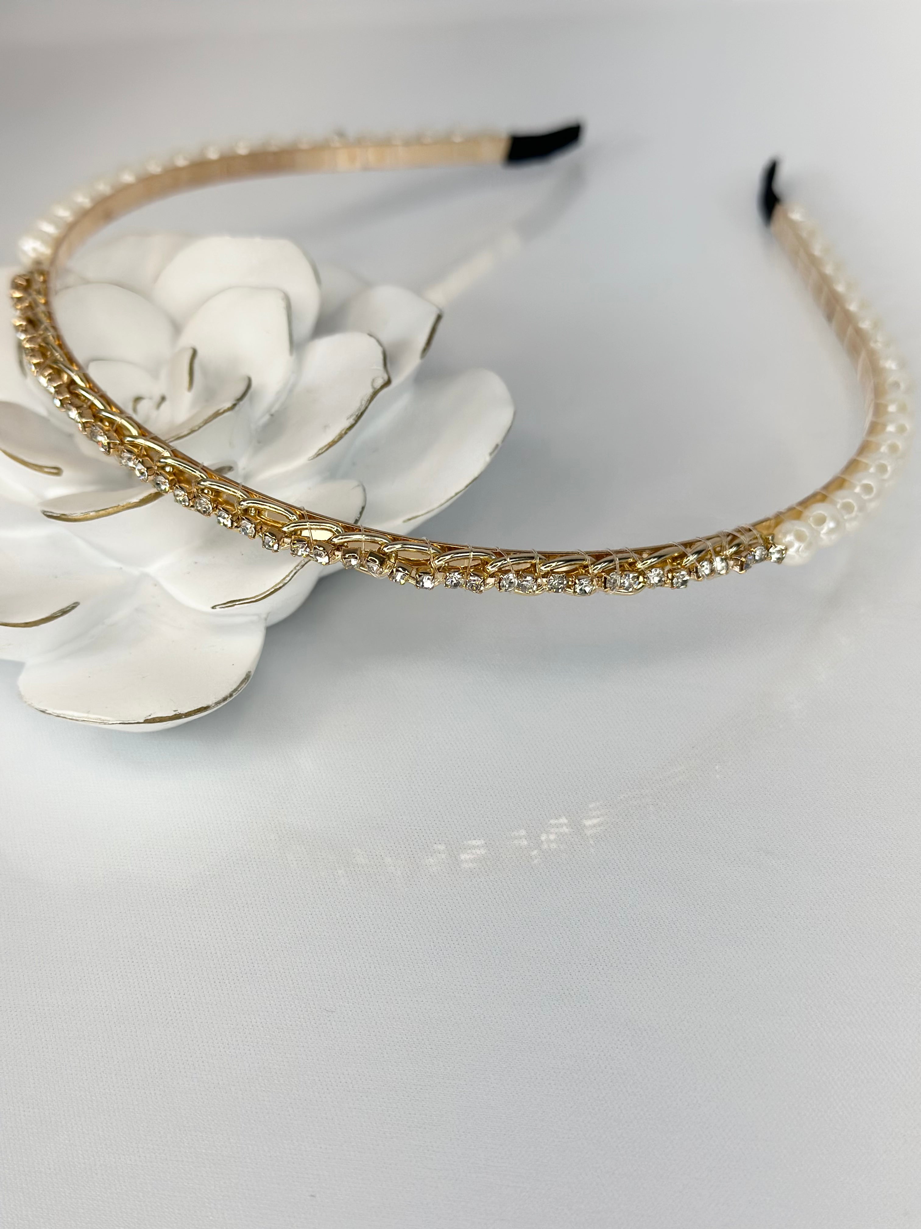Elegant Pearl Headband - Style 5670 | Women's Fashion Hair Accessory for Weddings, Parties & Special Occasions