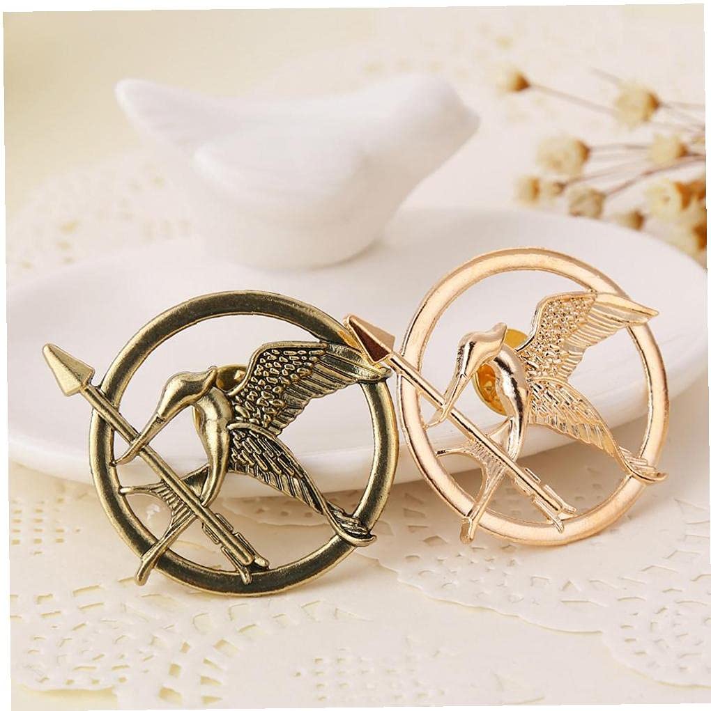 The Hunger Games Mockingjay Pin Brooch - Novelty Collectible Badge for Clothes, Bags & Cosplay | Perfect for Fans, Gifts & Costume Accessories