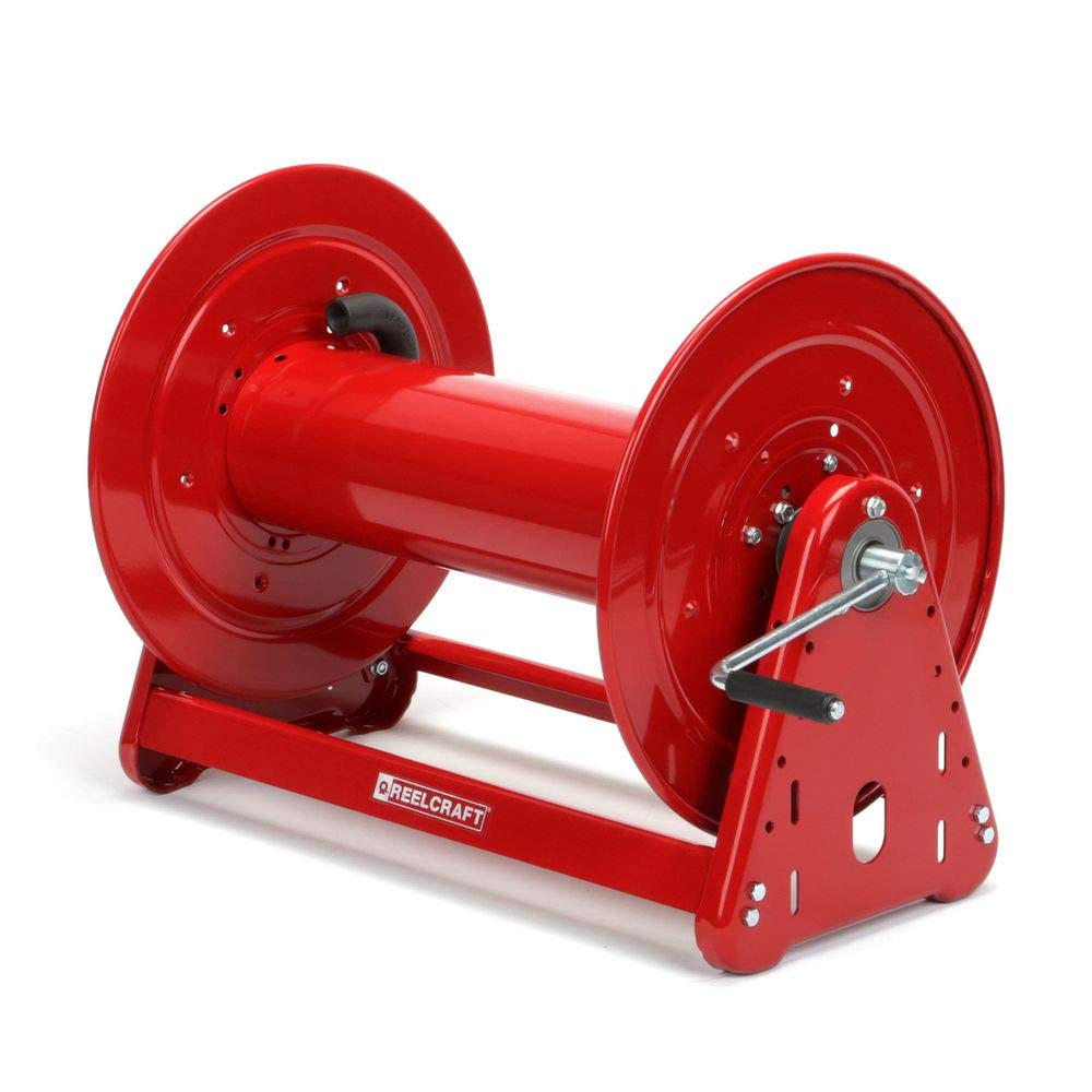 Heavy Duty Hand Crank Hose Reel - Reelcraft CA30118 L with Reinforced Steel for Garage, Workshop & Outdoor Watering