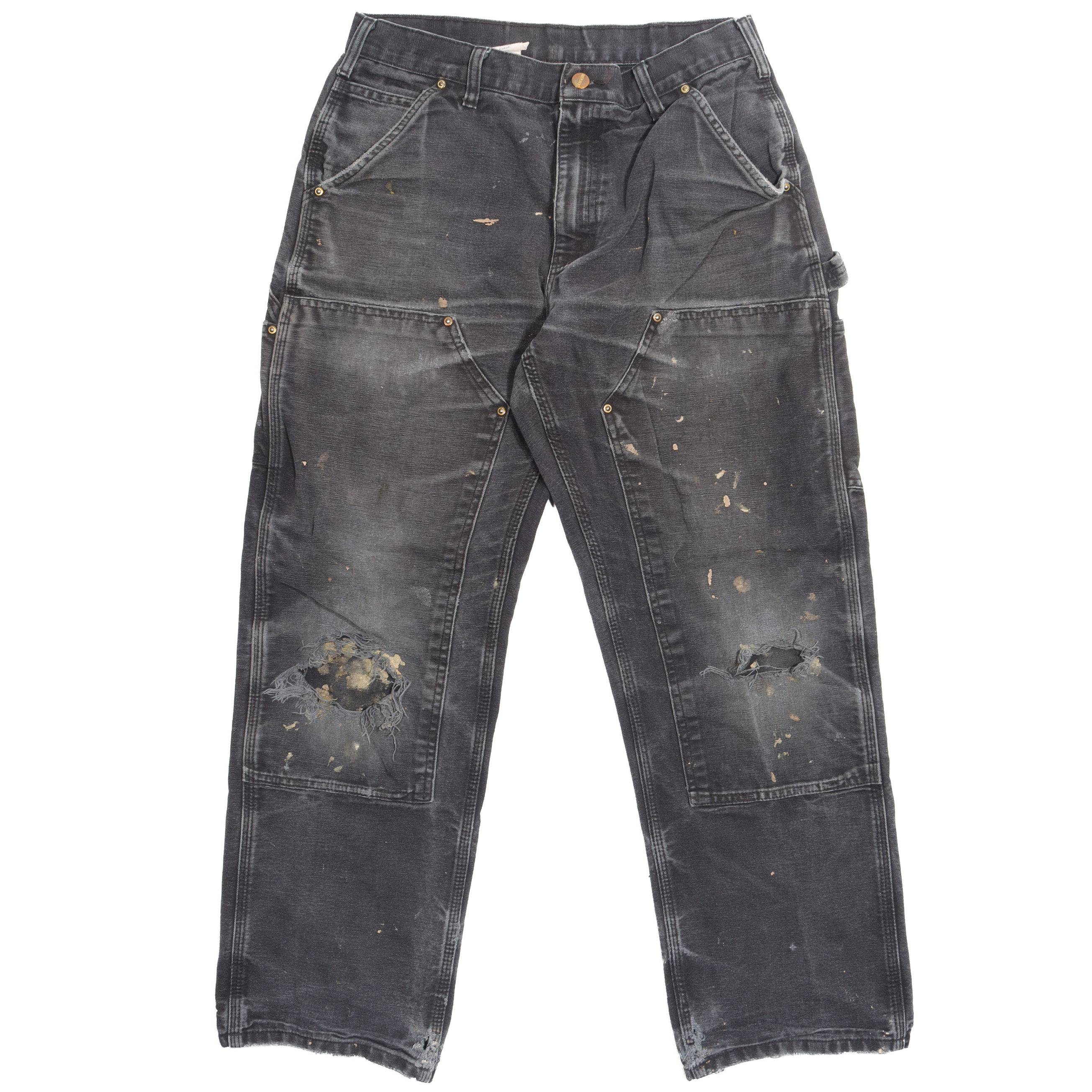 Vintage 1990s Carhartt Work Pants for Men - Durable Heavy Duty Workwear for Construction, Carpentry & Outdoor Jobs