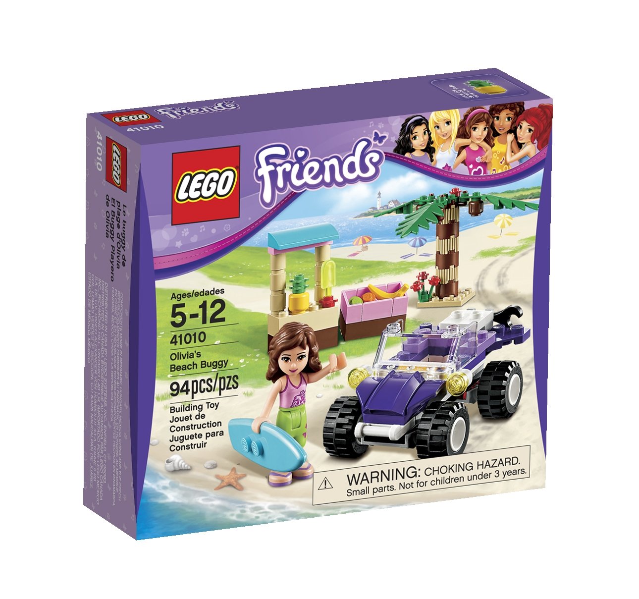LEGO Friends Olivia's Beach Buggy Toy Car Building Set - Creative Beach Adventure Playset for Kids, Perfect for Summer Fun & Outdoor Play