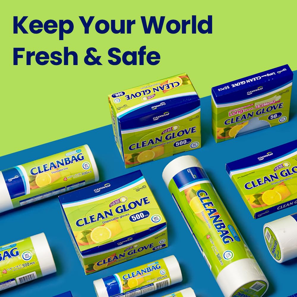 CLEANWRAP 600-Pack Food Storage Roll Bags (9.84