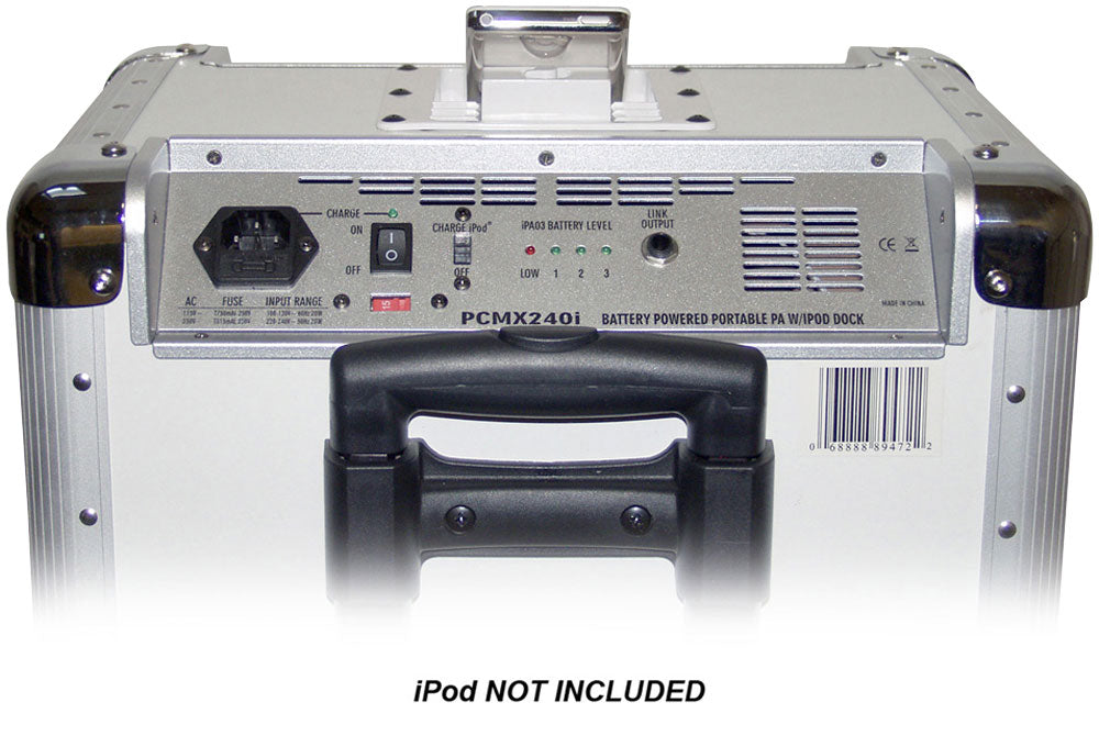 Portable PA System with Rechargeable Battery - Wireless IP Connectivity for Outdoor Events, Parties & Public Speaking
