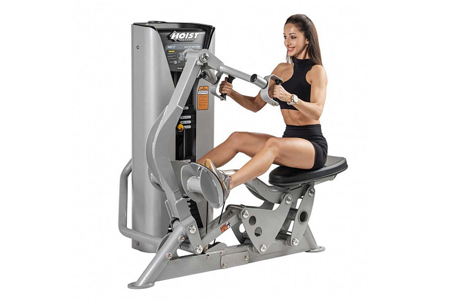 Hoist ROC IT Seated Mid Row Machine (RS 2203) - Premium Home & Gym Strength Training Equipment for Back Muscles - Perfect for Home Workouts & Commercial Gym Use